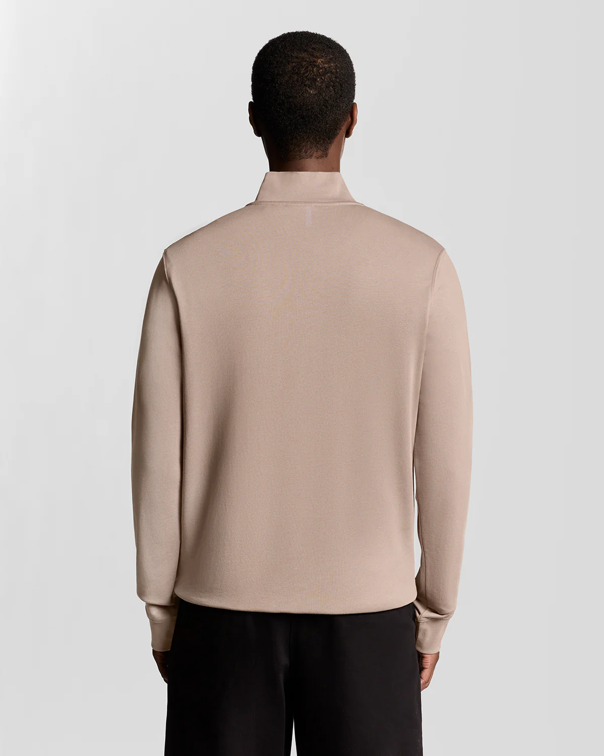 Lyle & Scott Superfine Quarter Zip Sweatshirt - X893 Fife - Image 4