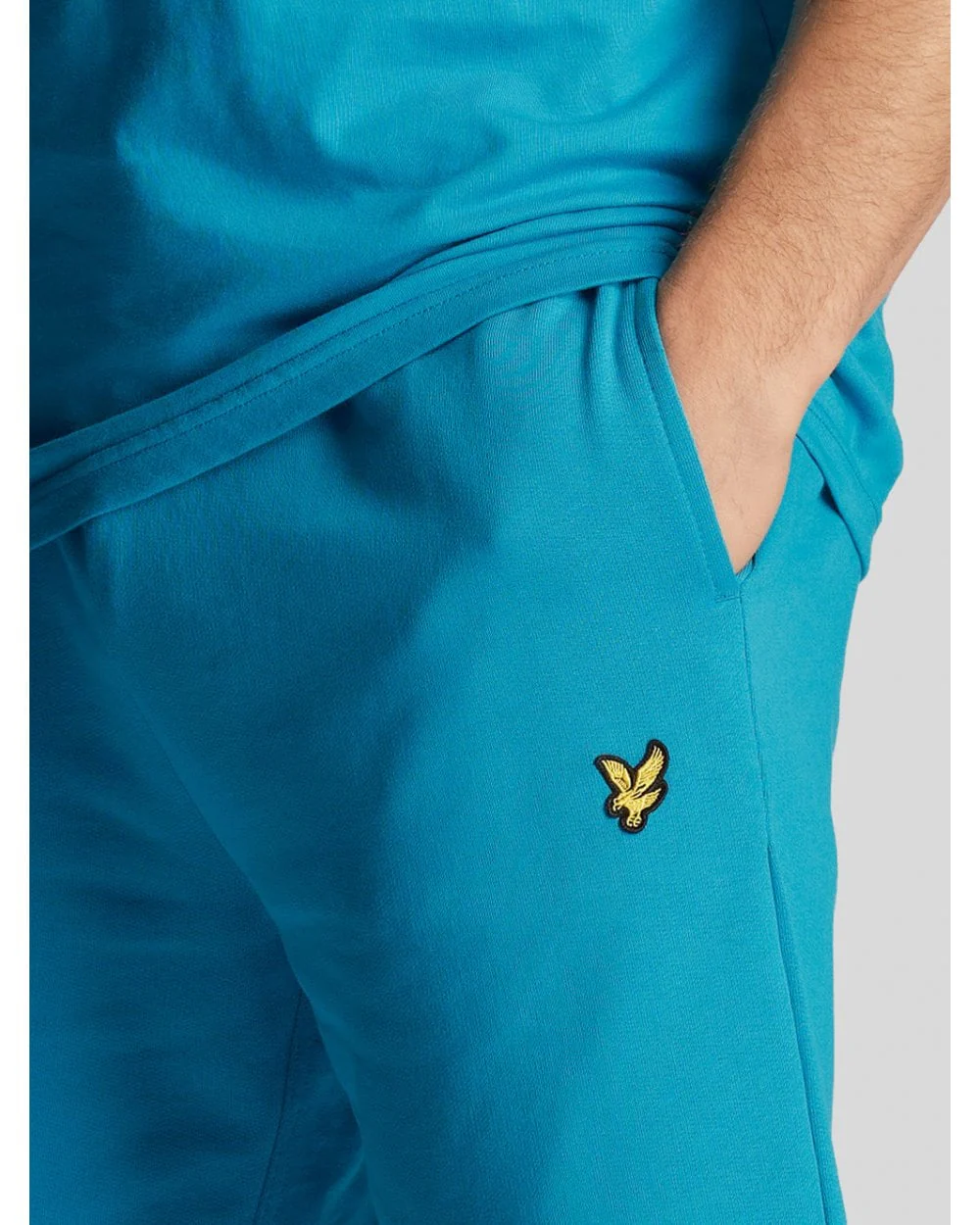 Lyle & Scott Sweat Mens Shorts ML414VOG - X293 Leisure Blue - Image 2