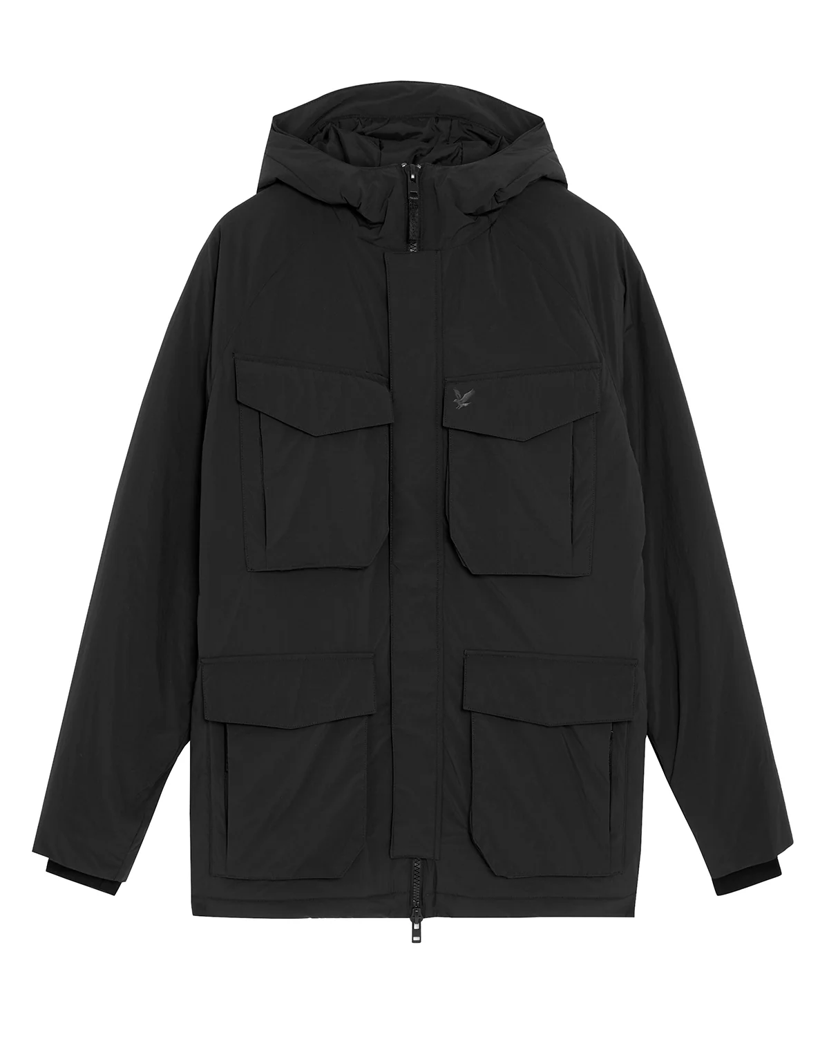 Lyle & Scott Tactical Wadded Parka - X002 Black Ice - Image 7