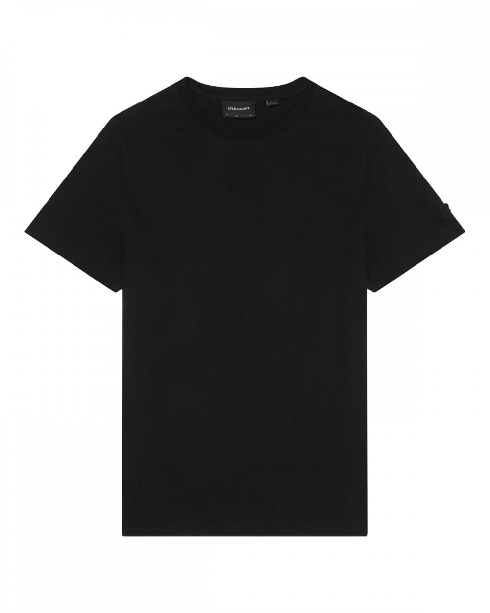 Lyle & Scott Tonal Eagle Superfine Cotton Mens T-Shirt - Z865 Jet Black - Image 5