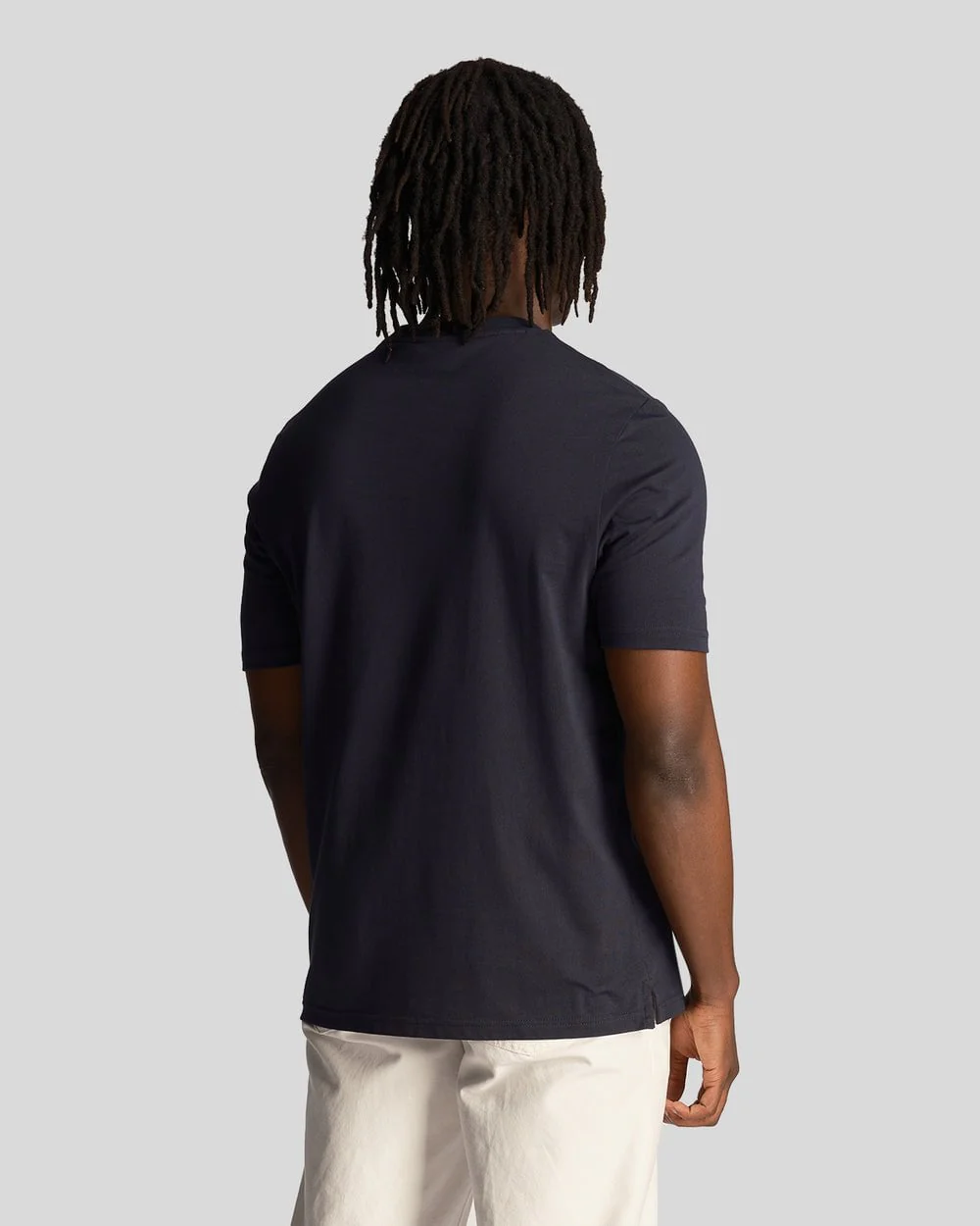 Lyle & Scott Vibrations Print Mens T-Shirt - Z271 Dark Navy - Image 4