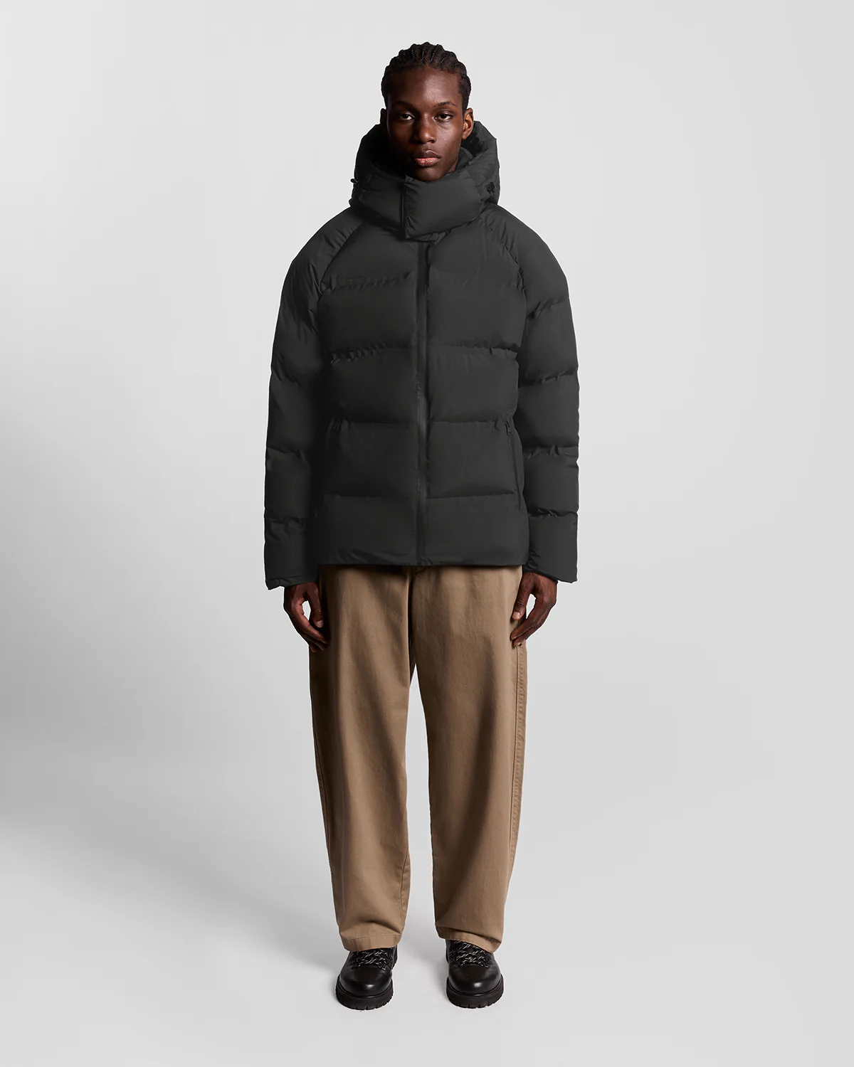 Lyle & Scott Welded Puffer Jacket - Z865 Jet Black - Image 3