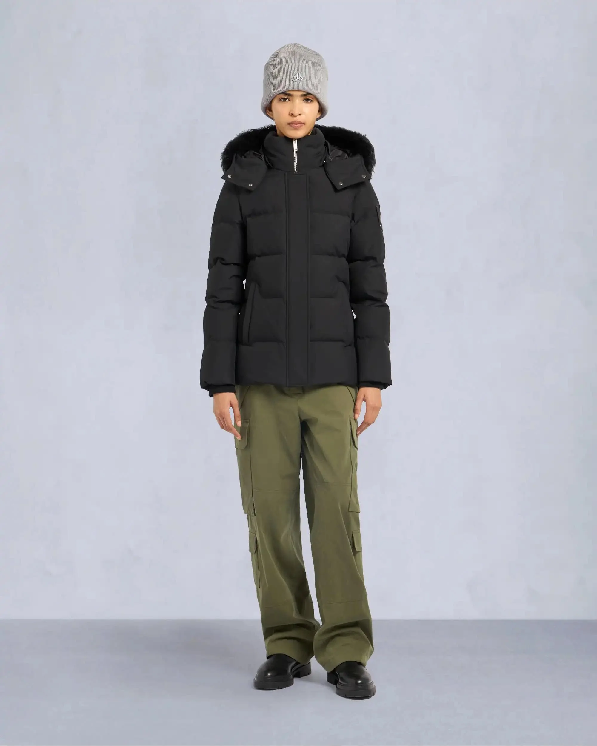 Moose Knuckles Cloud 3Q Shearling Womens Down Jacket - Image 2