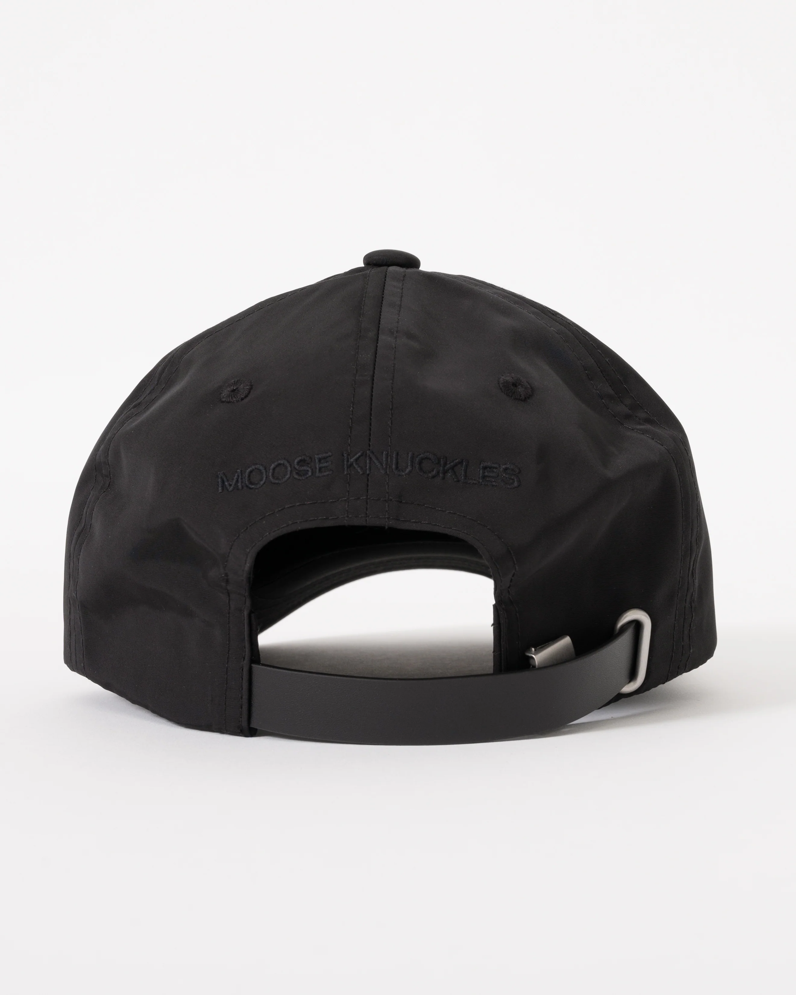 Moose Knuckles Crescent Logo Cap - Black 292 - Image 3