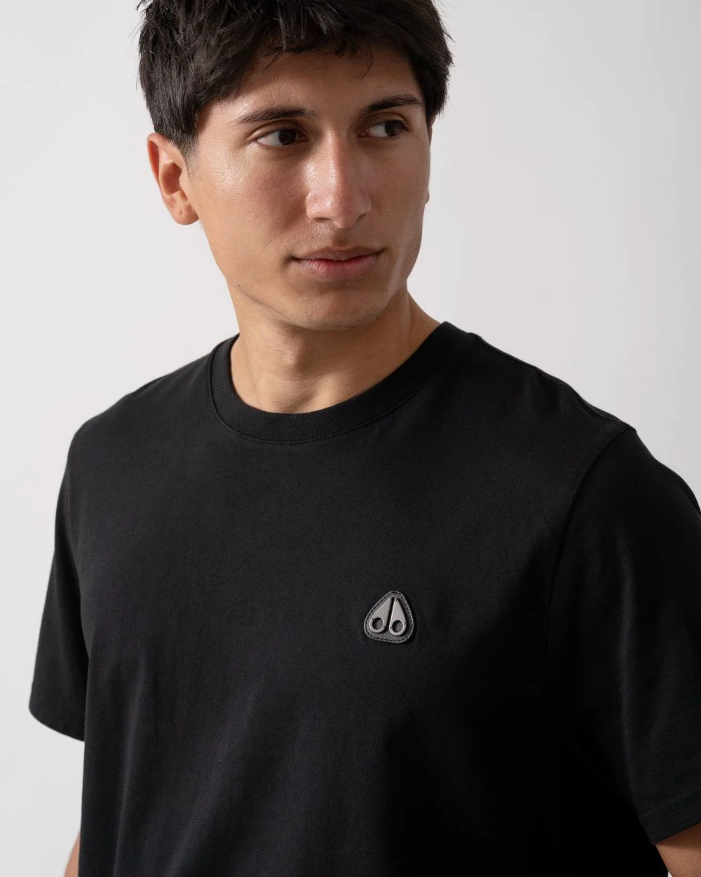 Moose Knuckles Crescent Mens T-Shirt - Black 292 - Image 2