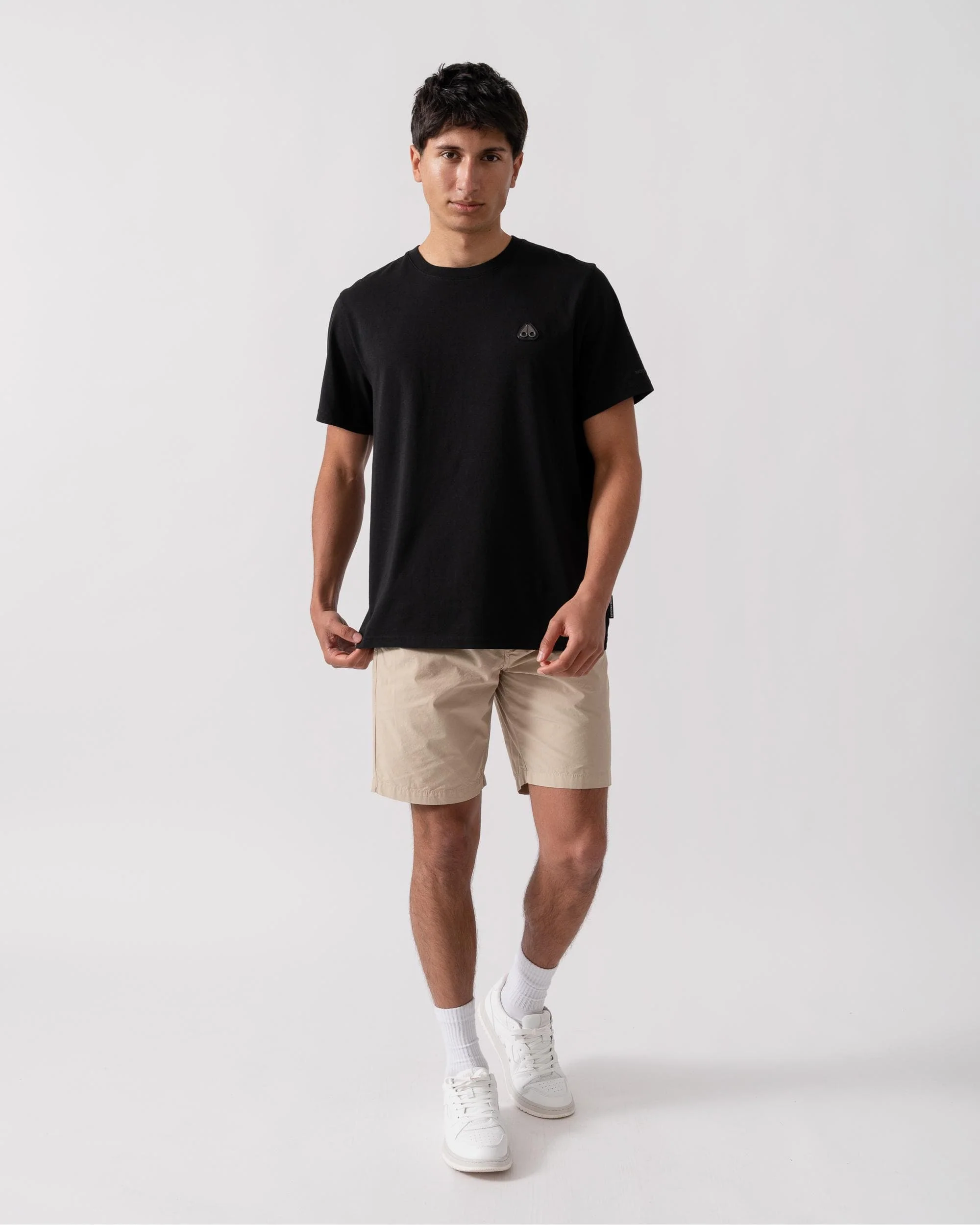 Moose Knuckles Crescent Mens T-Shirt - Black 292 - Image 3