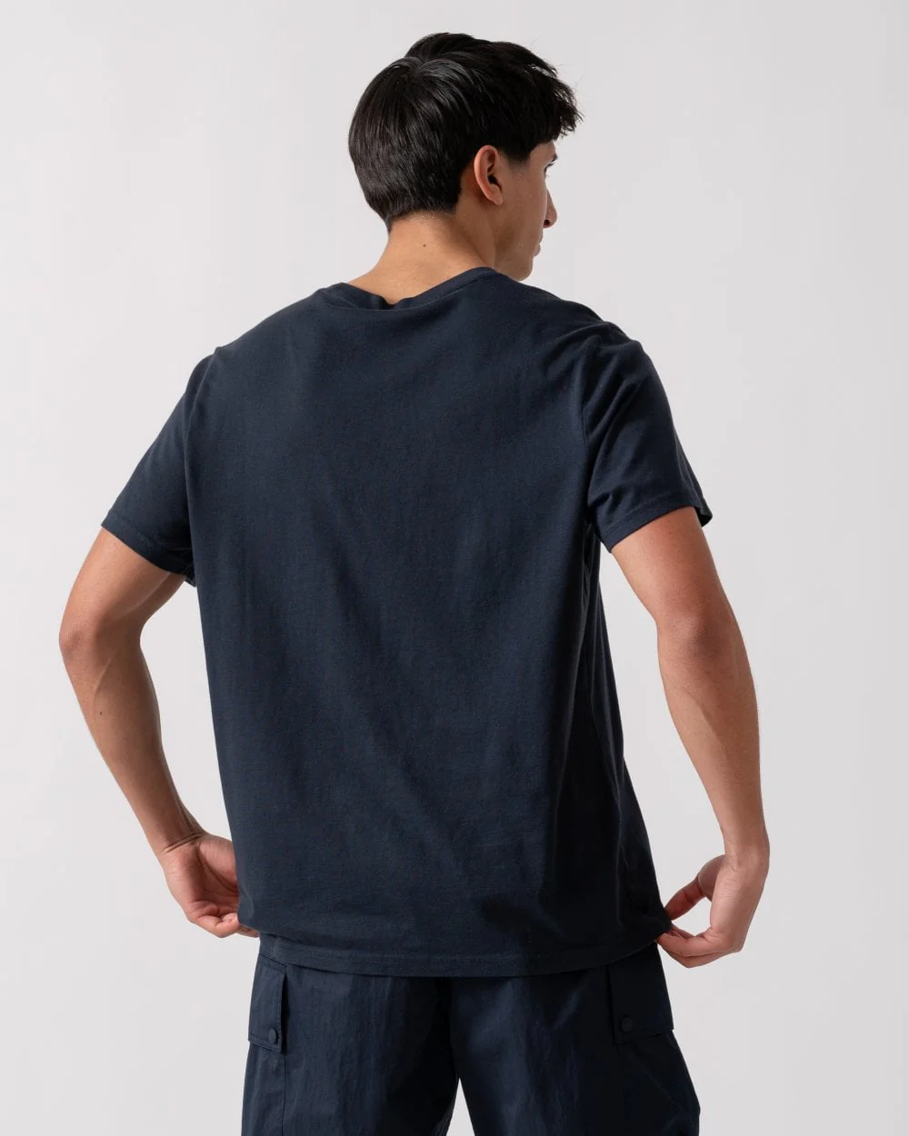 Moose Knuckles Crescent Mens T-Shirt - Navy 833 - Image 4