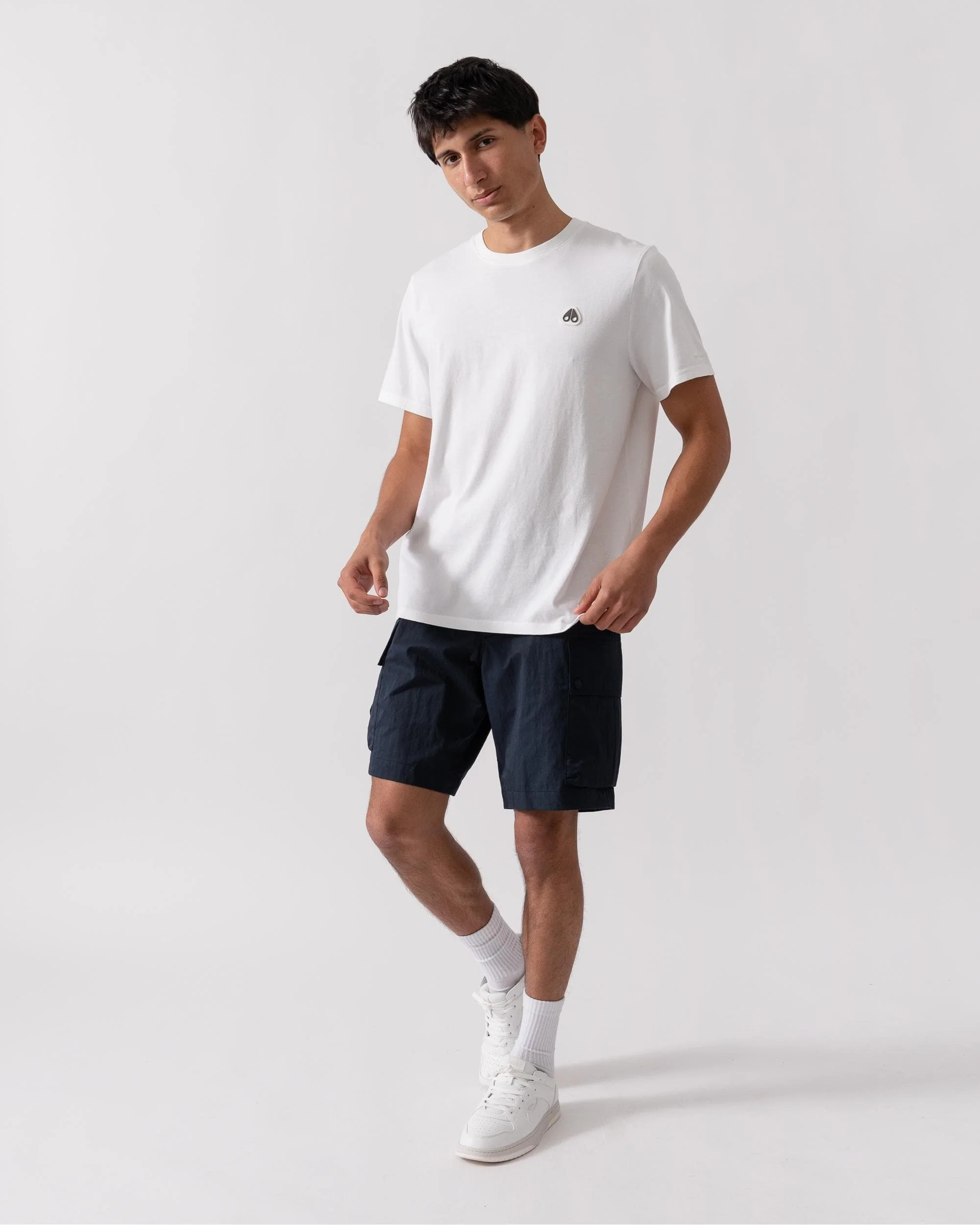 Moose Knuckles Crescent Mens T-Shirt - White 160 - Image 5