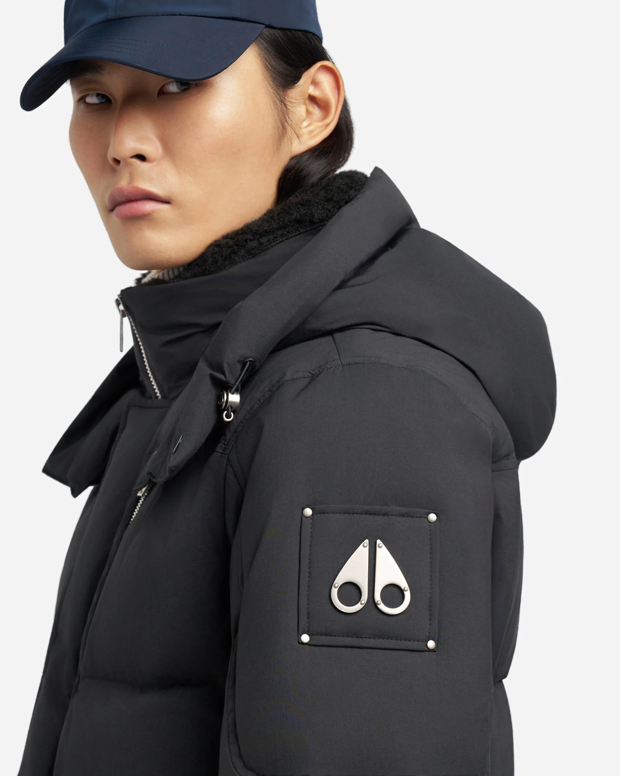 Moose Knuckles Everest 3Q Mens Puffer Jacket - Black 292 - Image 3