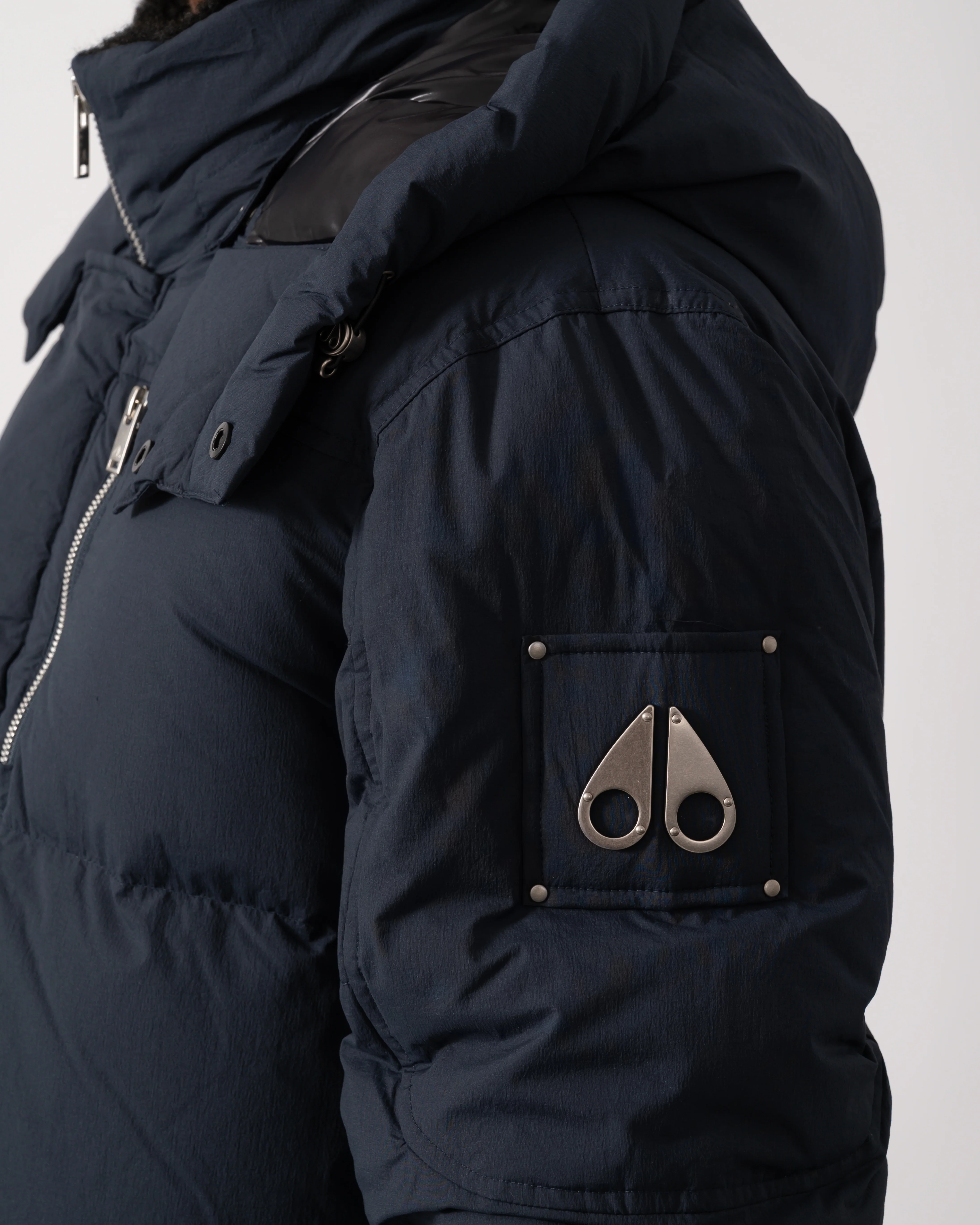 Moose Knuckles Everest 3Q Mens Puffer Jacket - Navy 833 - Image 5