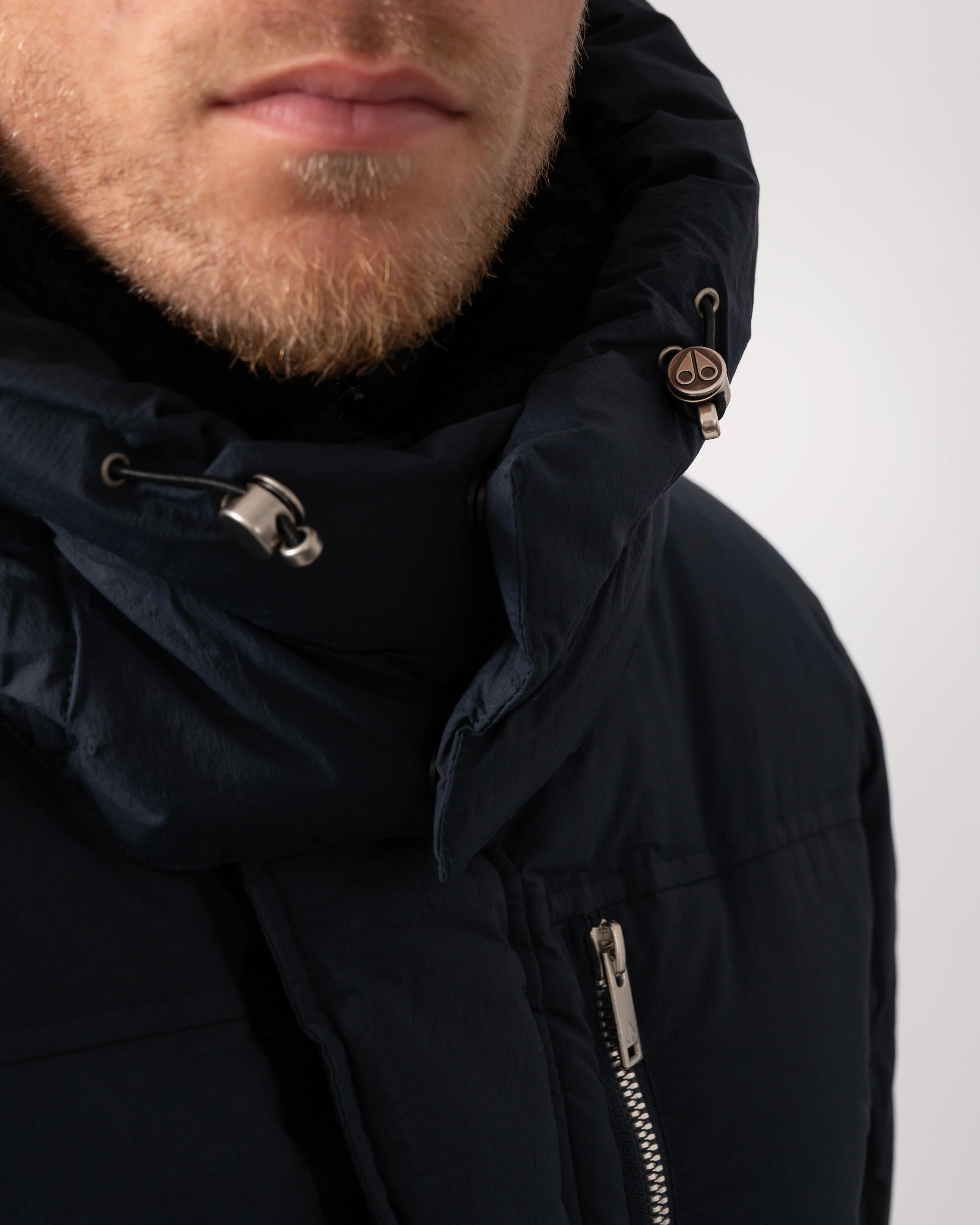 Moose Knuckles Everest 3Q Mens Puffer Jacket - Navy 833 - Image 7