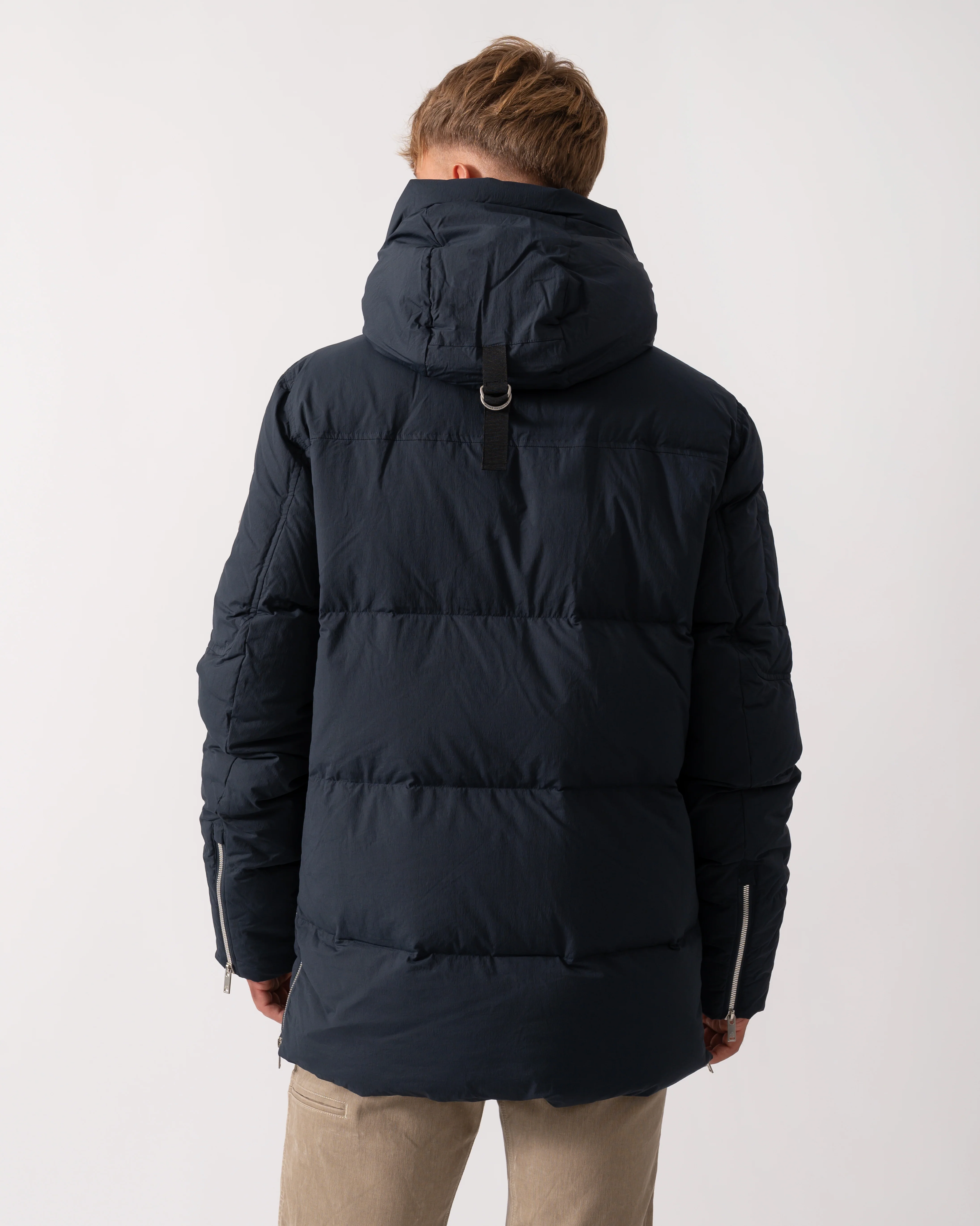 Moose Knuckles Everest 3Q Mens Puffer Jacket - Navy 833 - Image 8