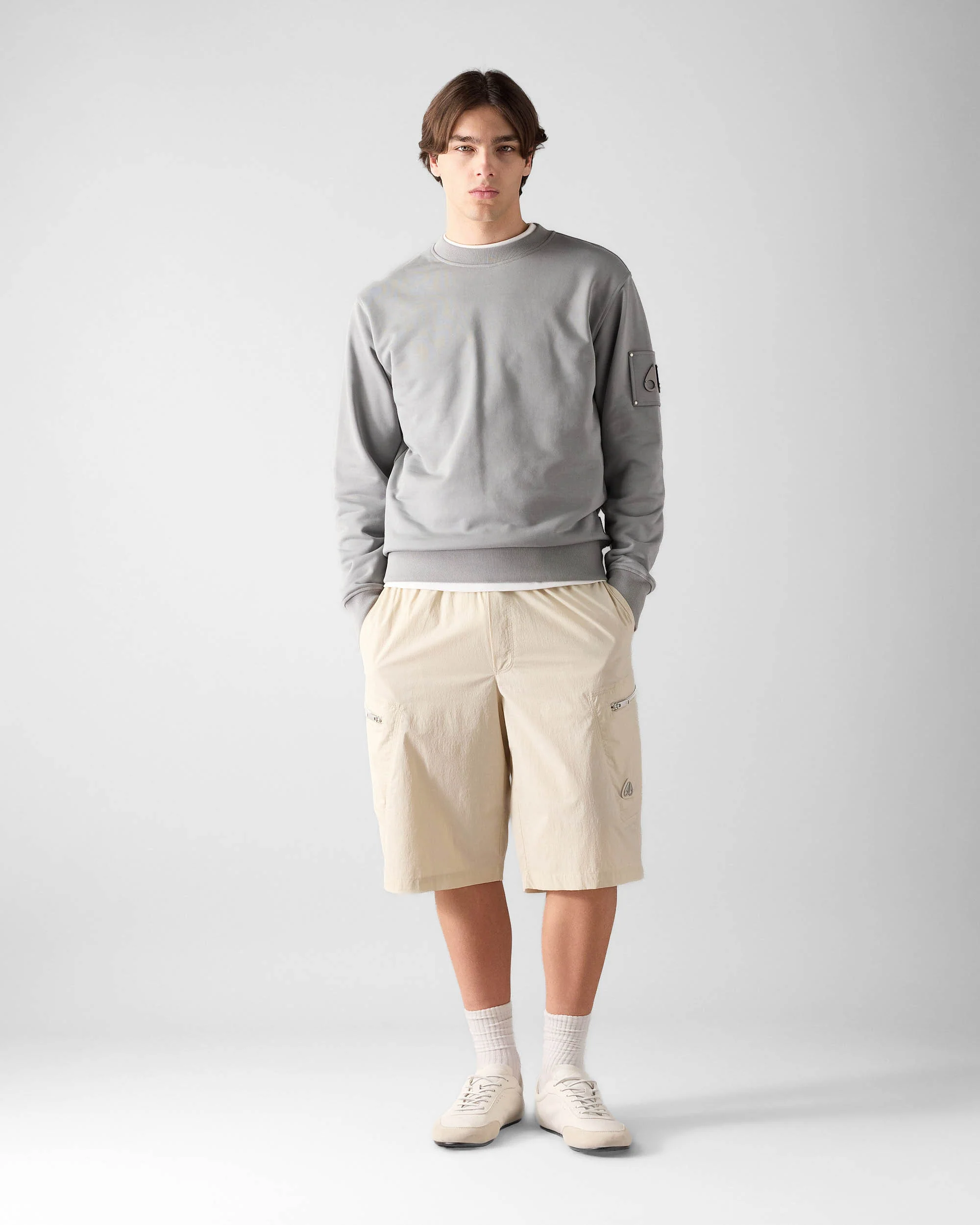 Moose Knuckles Hartsfield Mens Crew Neck Sweatshirt - Industry 1892 - Image 2
