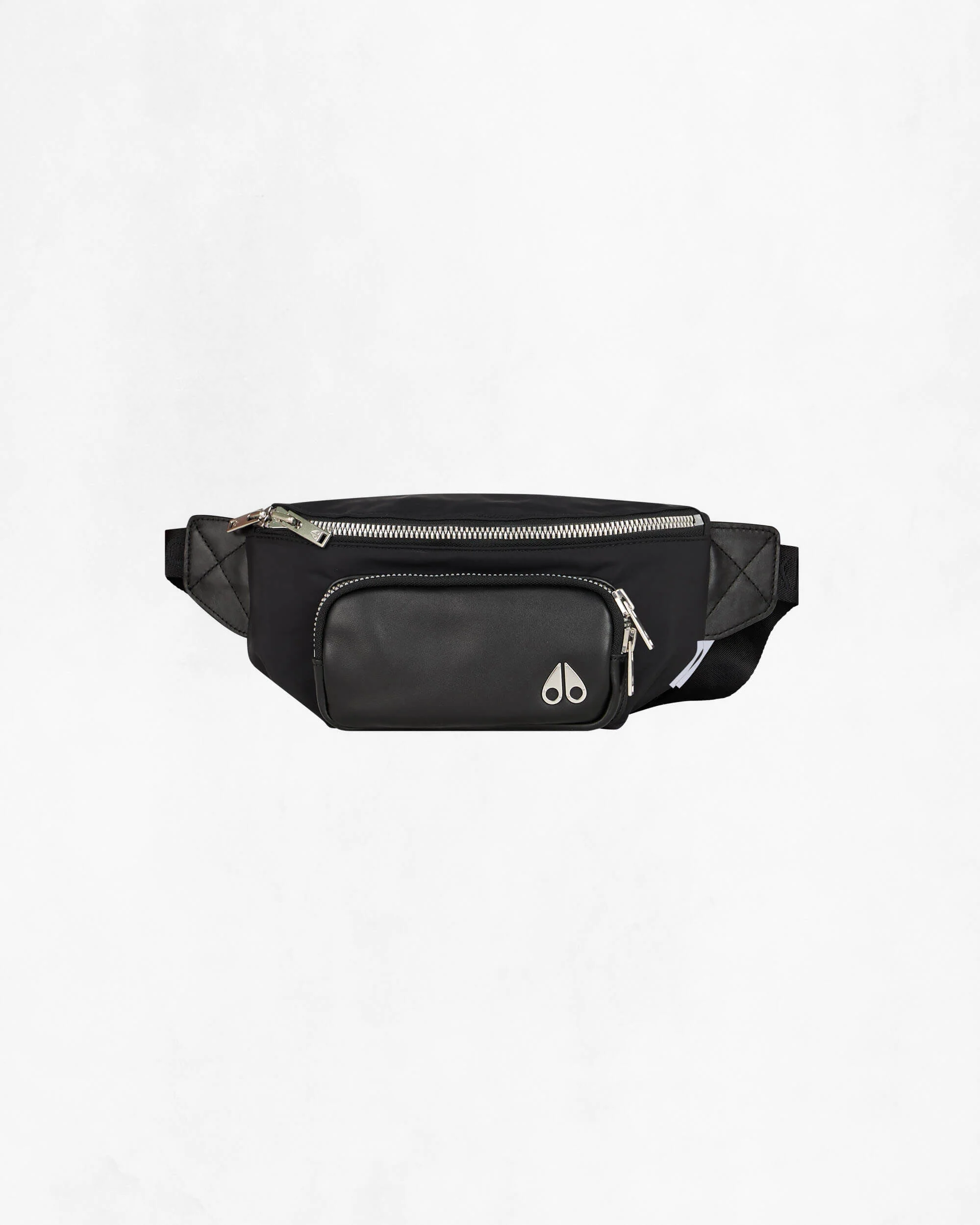 Moose Knuckles Logo Waist Bag - Black 292 - Image 2