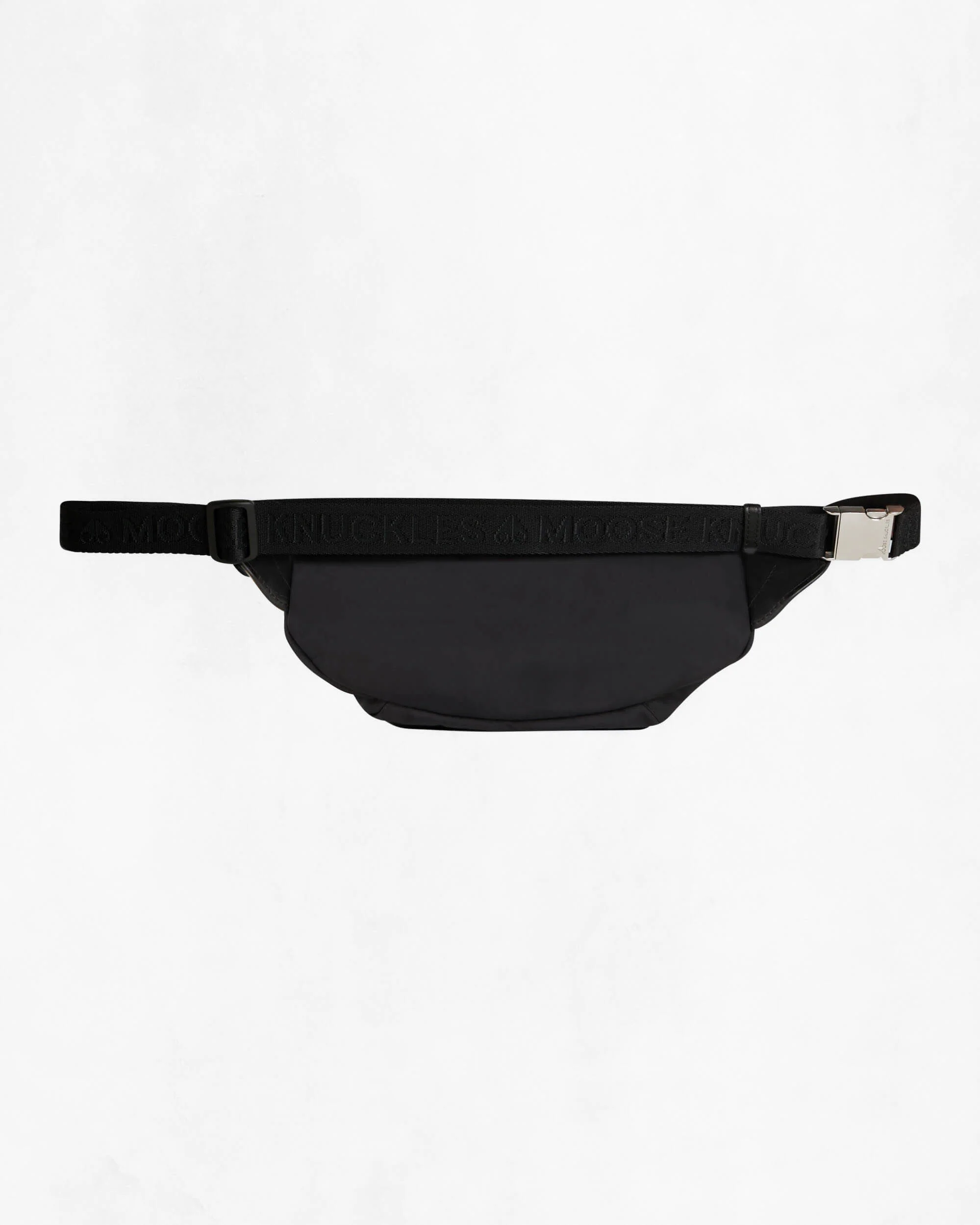 Moose Knuckles Logo Waist Bag - Black 292 - Image 3
