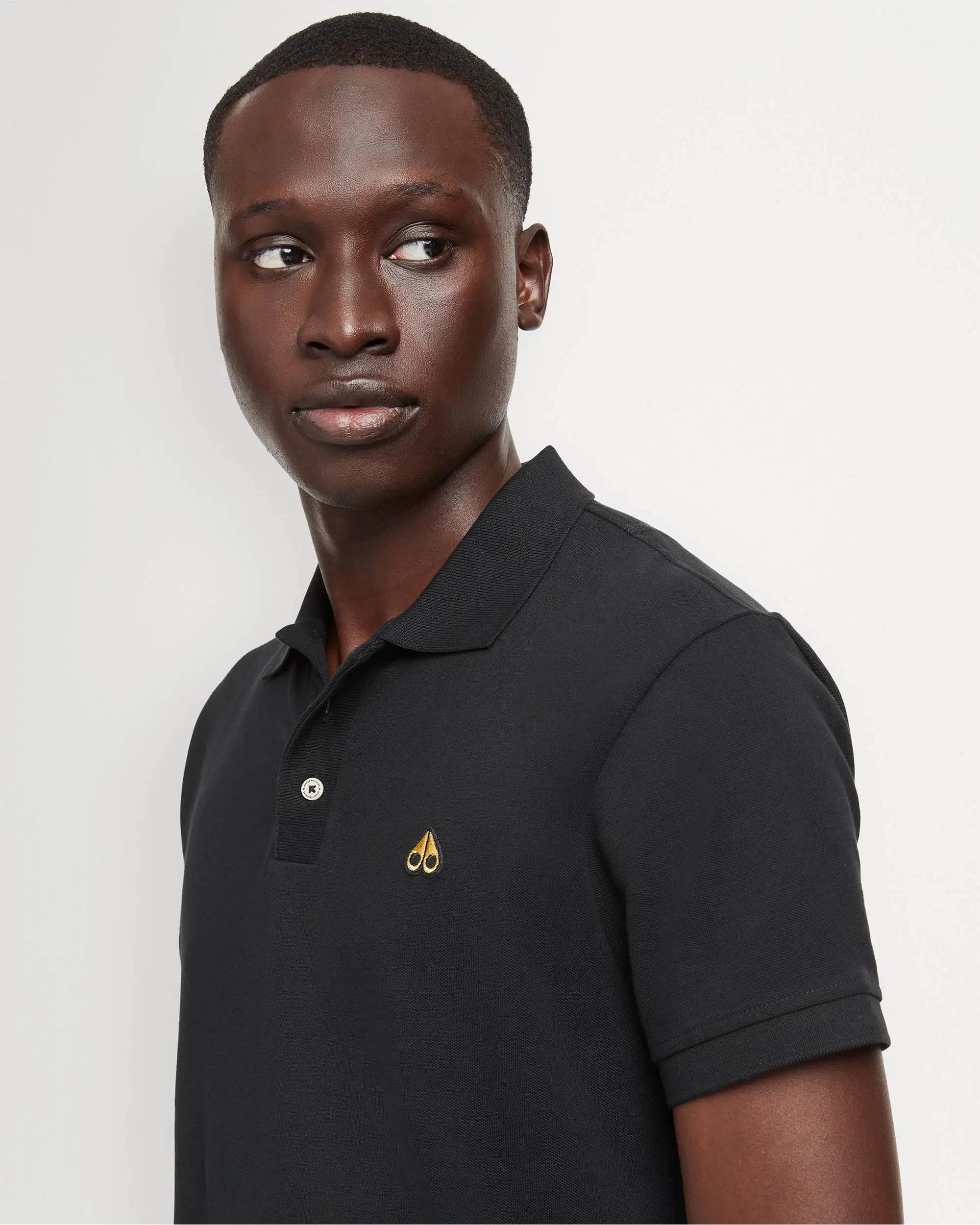 Moose Knuckles Mens Pique Polo Shirt - Image 2