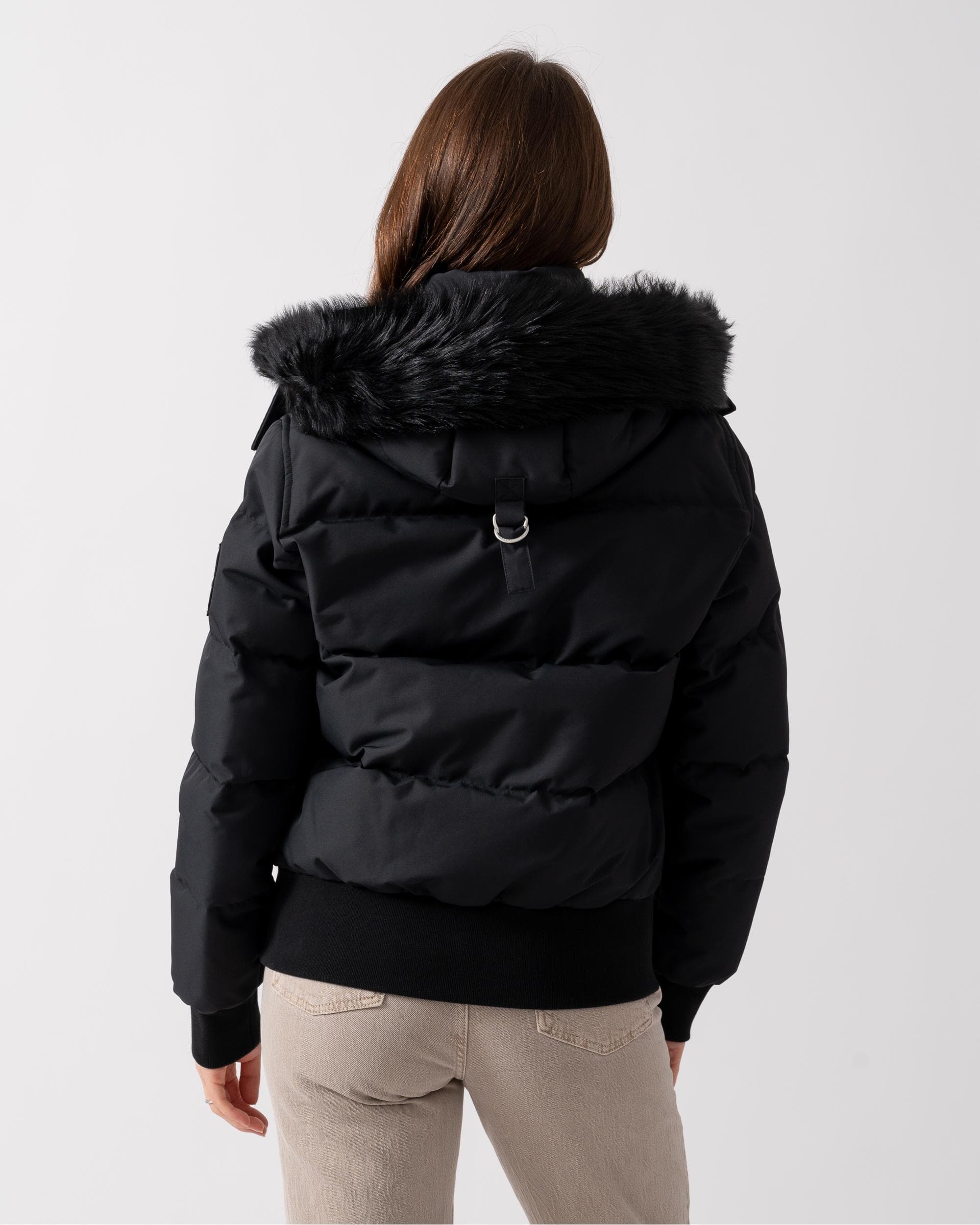 Moose Knuckles Womens Cloud Shearling Womens Bomber Jacket - Image 5