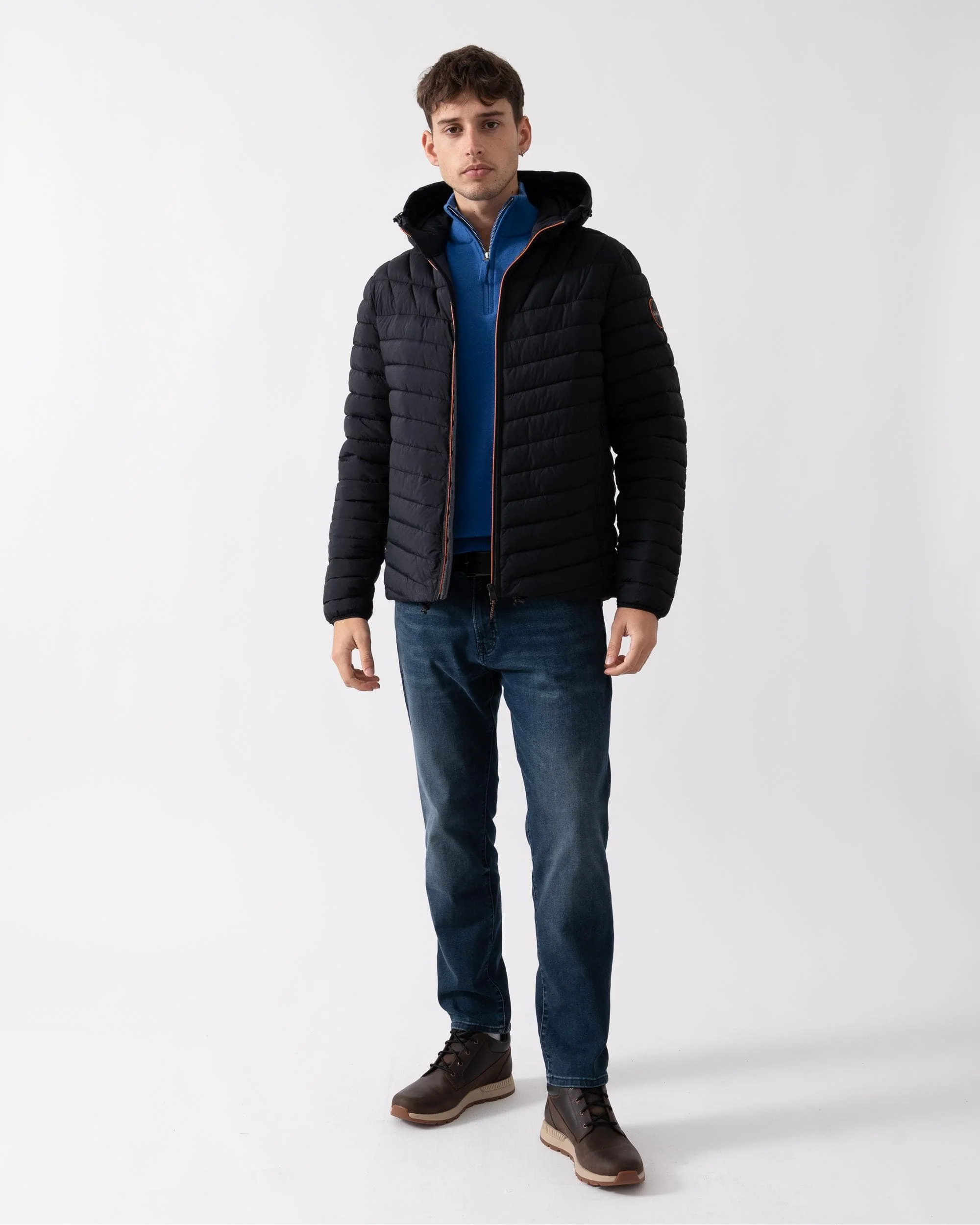 Napapijri A-Lapaz Mens Hooded Puffer Jacket - Black 041 - Image 4