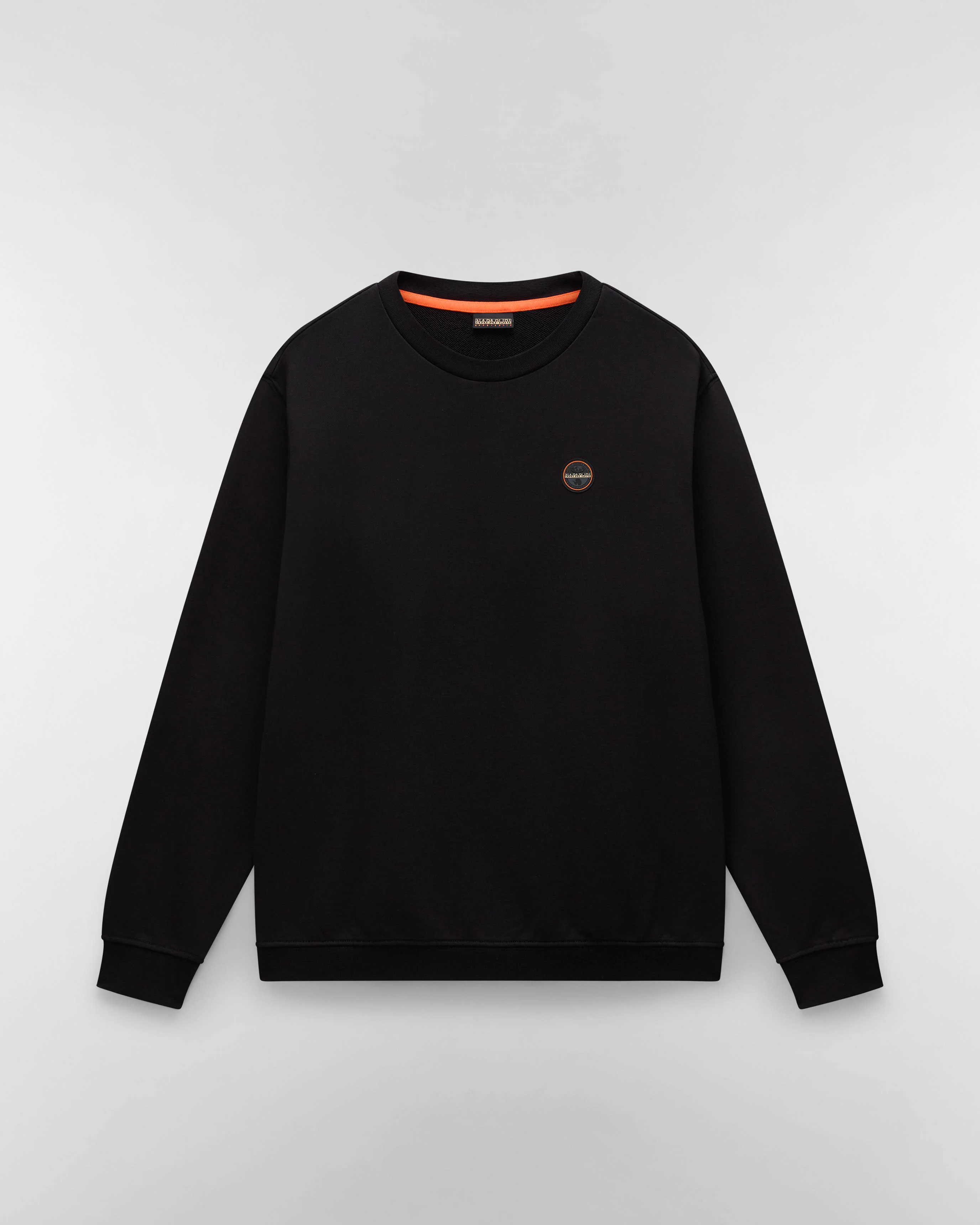Napapijri Badge Mens Crew Neck Sweatshirt - Black Beauty 941 - Image 5
