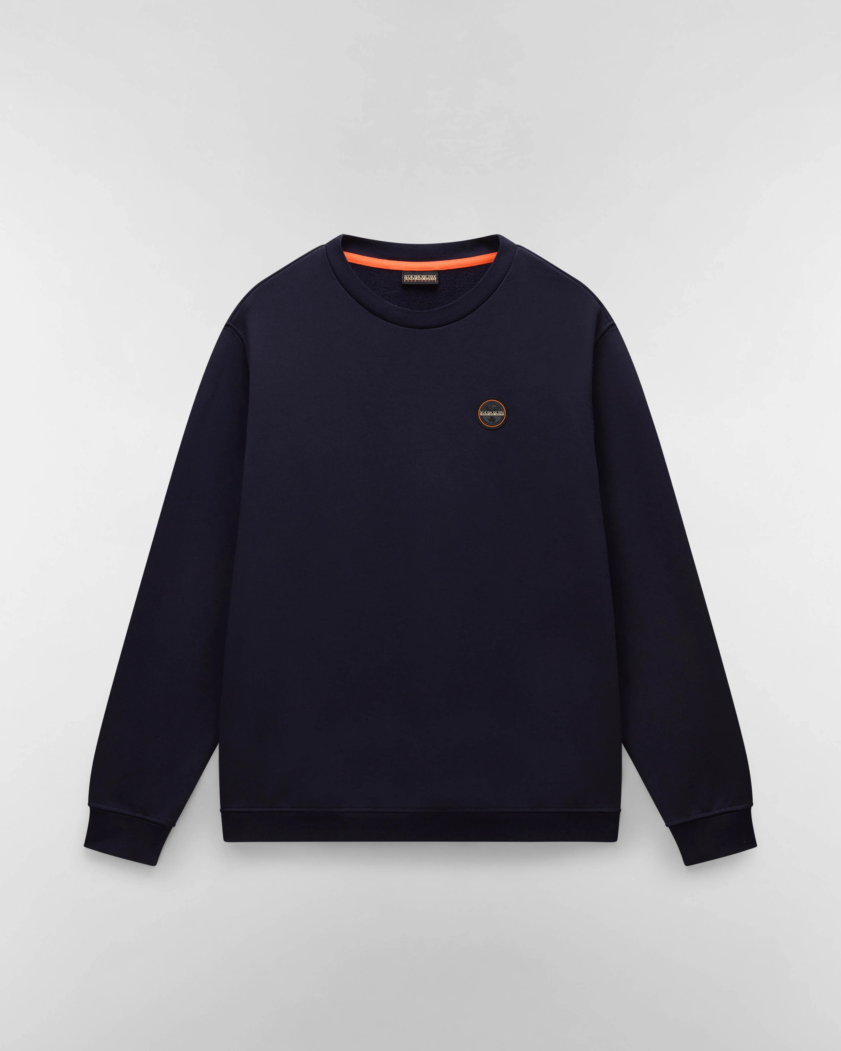 Napapijri Badge Mens Crew Neck Sweatshirt - Blue Marine 176 - Image 5