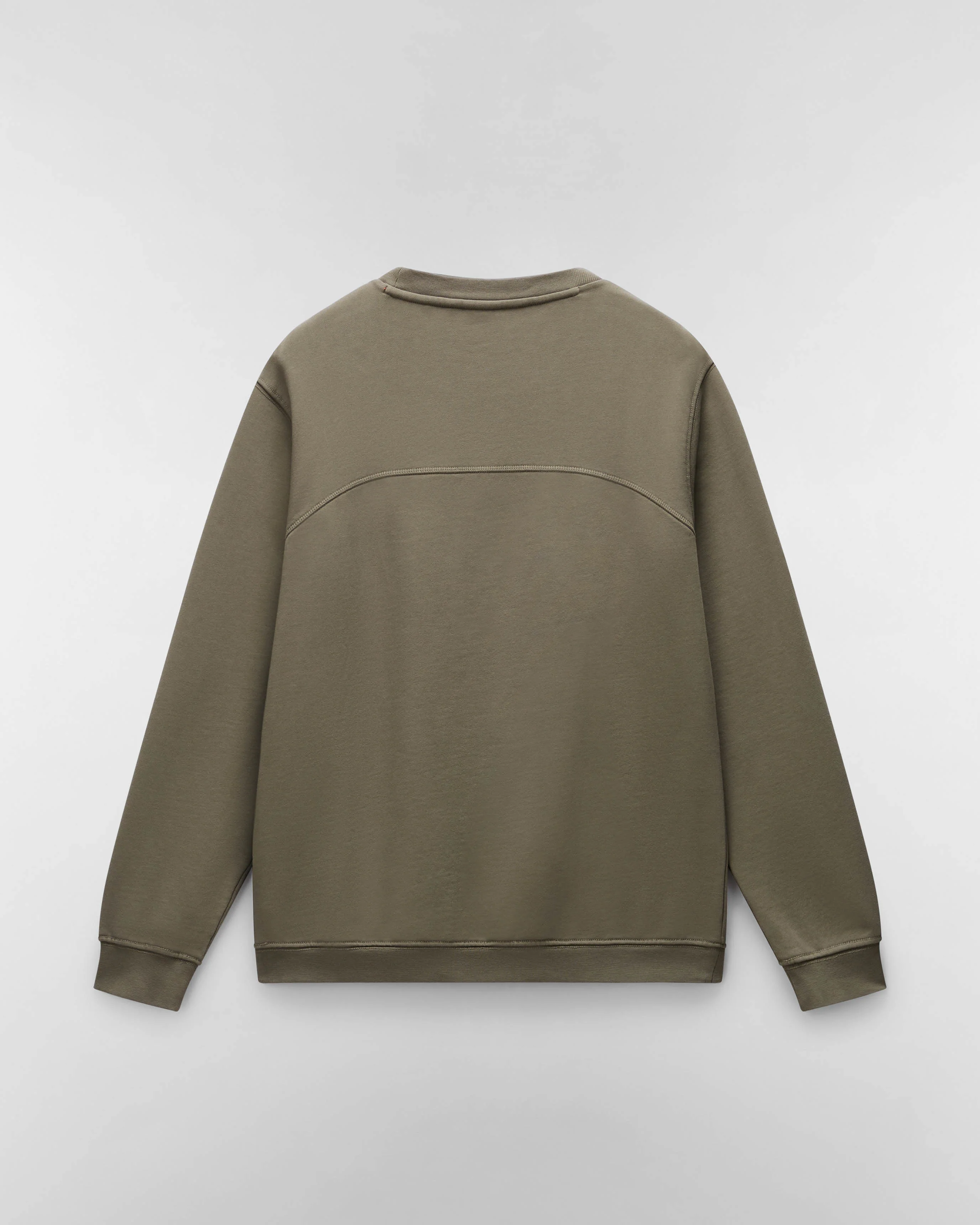 Napapijri Badge Mens Crew Neck Sweatshirt - Tea Leaf G0A - Image 4