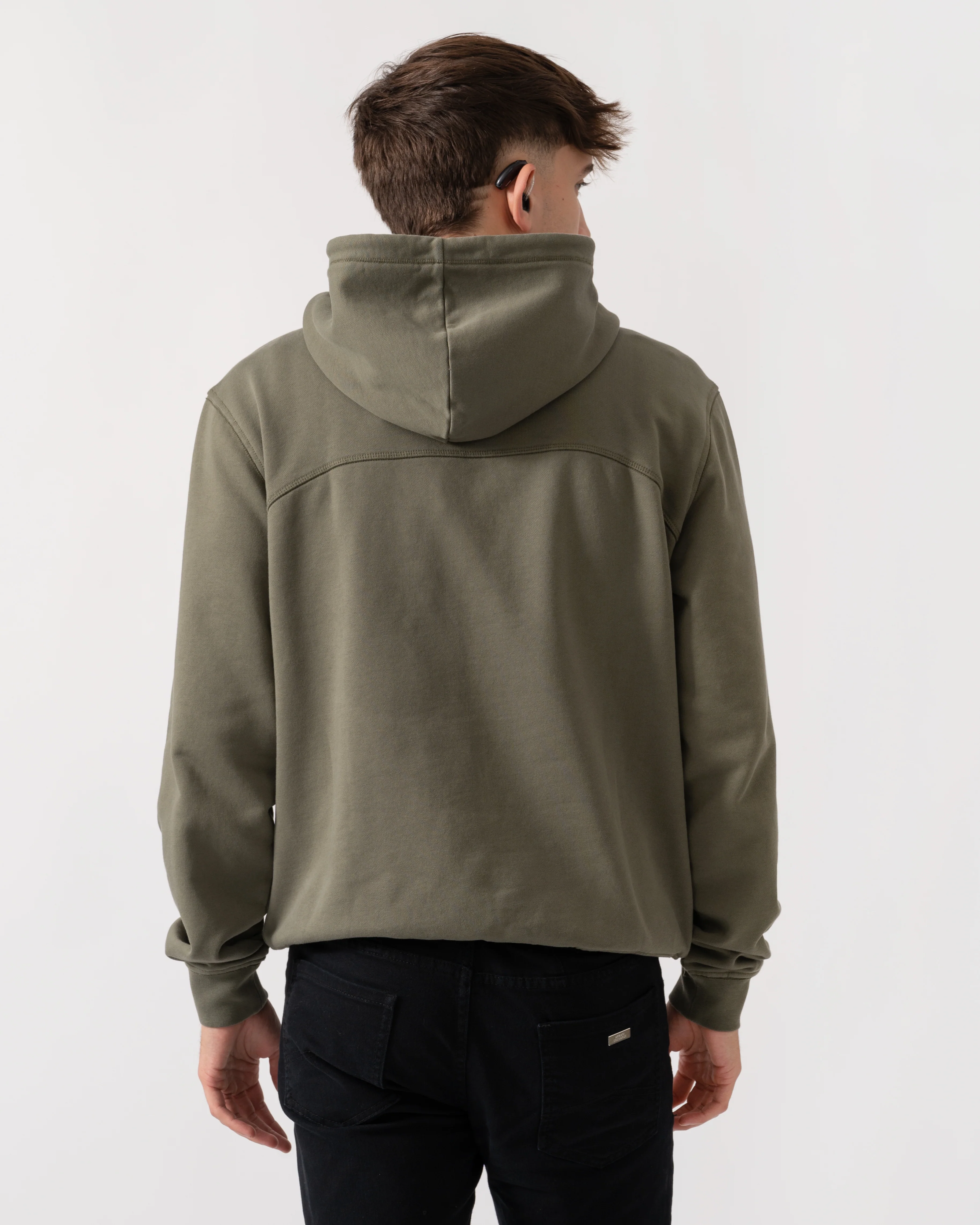 Napapijri Badge Mens Hoodie - Tea Leaf G0A - Image 4
