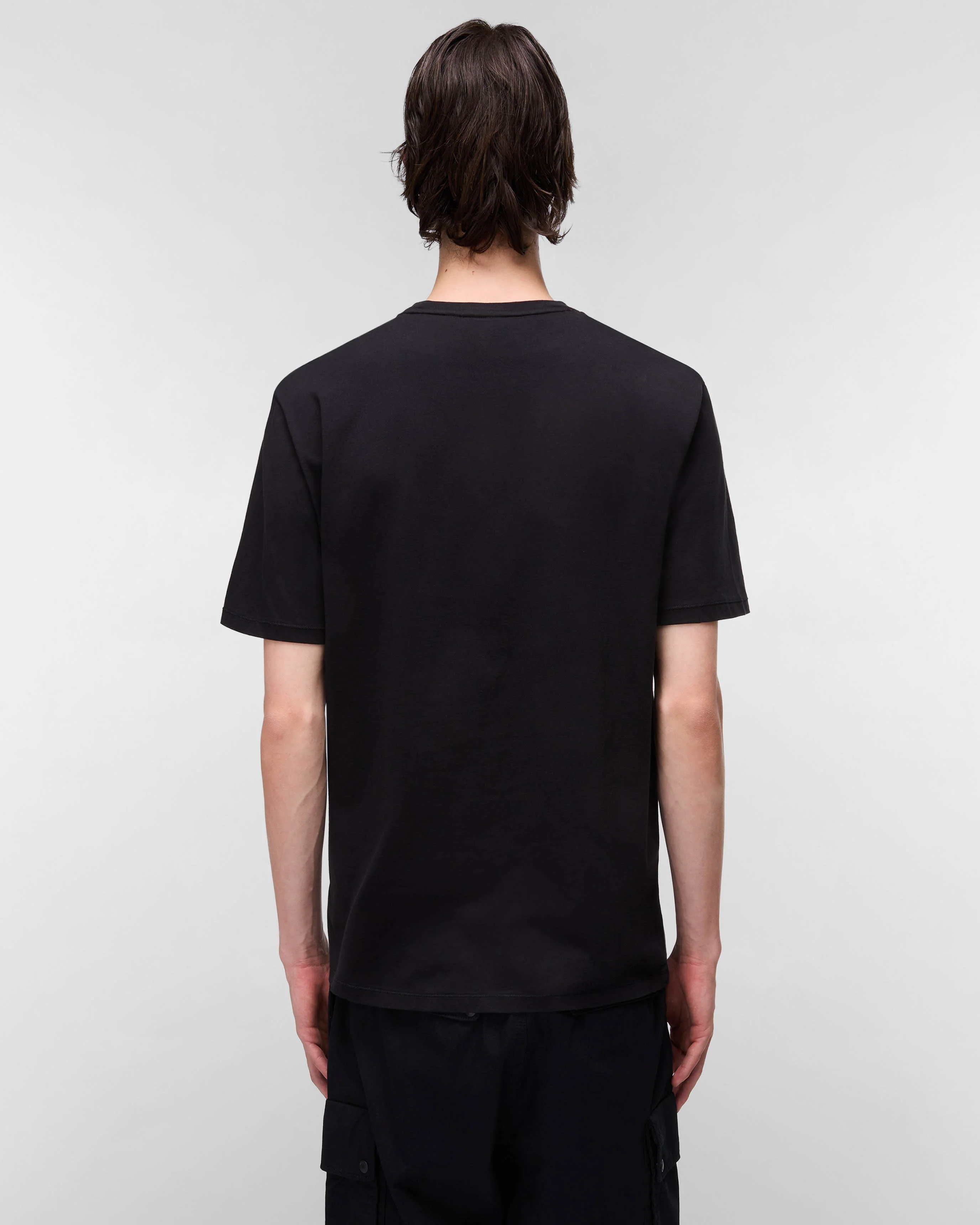 Napapijri Badge Mens Short Sleeve T-Shirt - Black Beauty 941 - Image 3