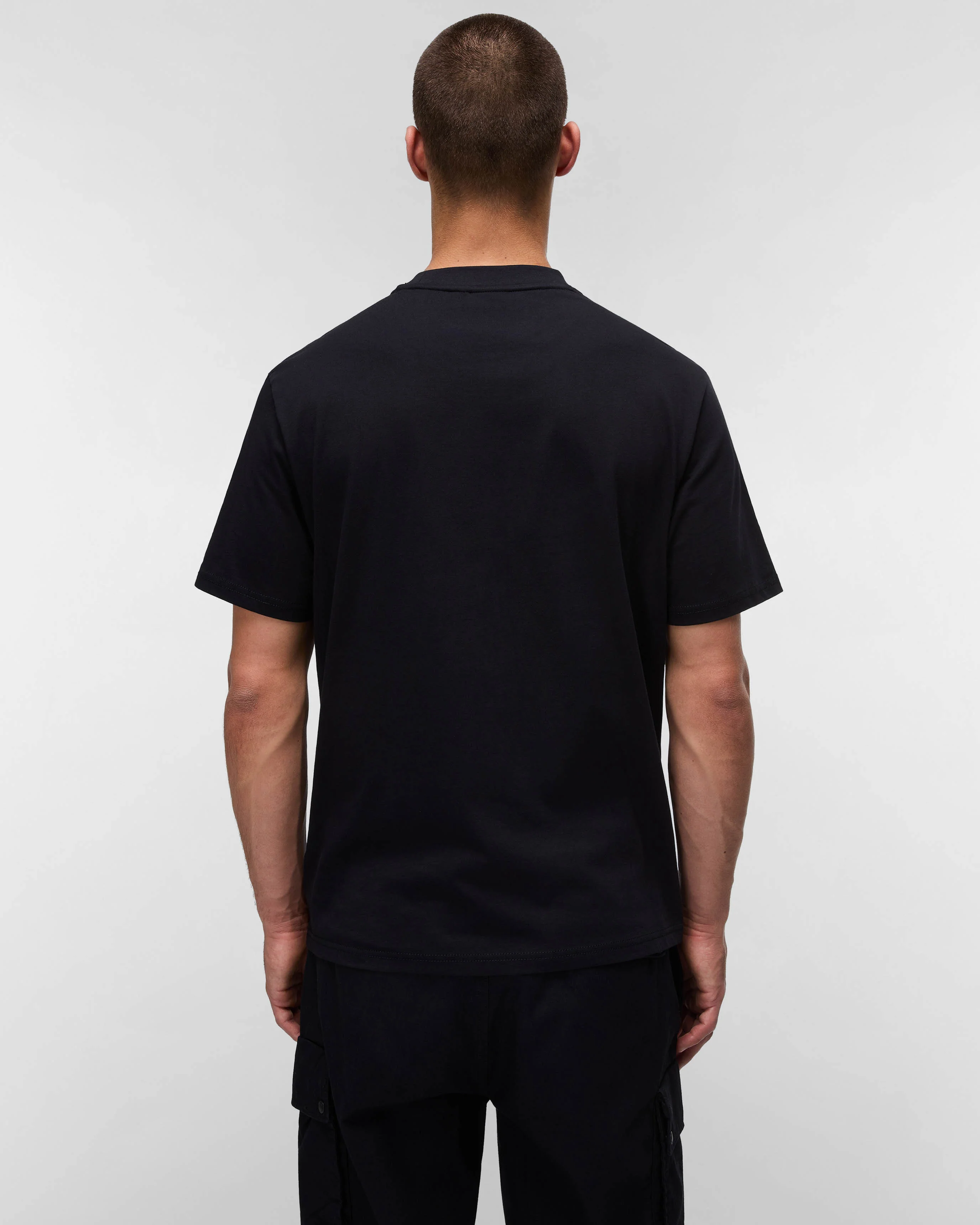 Napapijri Bald Short Sleeve Mens T-Shirt - Black Beauty 941 - Image 3