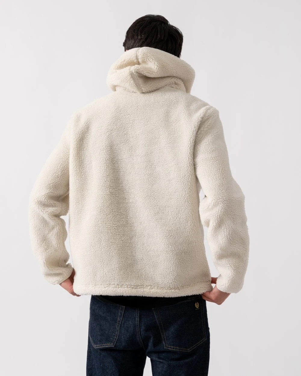Napapijri T-Burgee Curly Mens Half Zip Hooded Fleece - Image 5