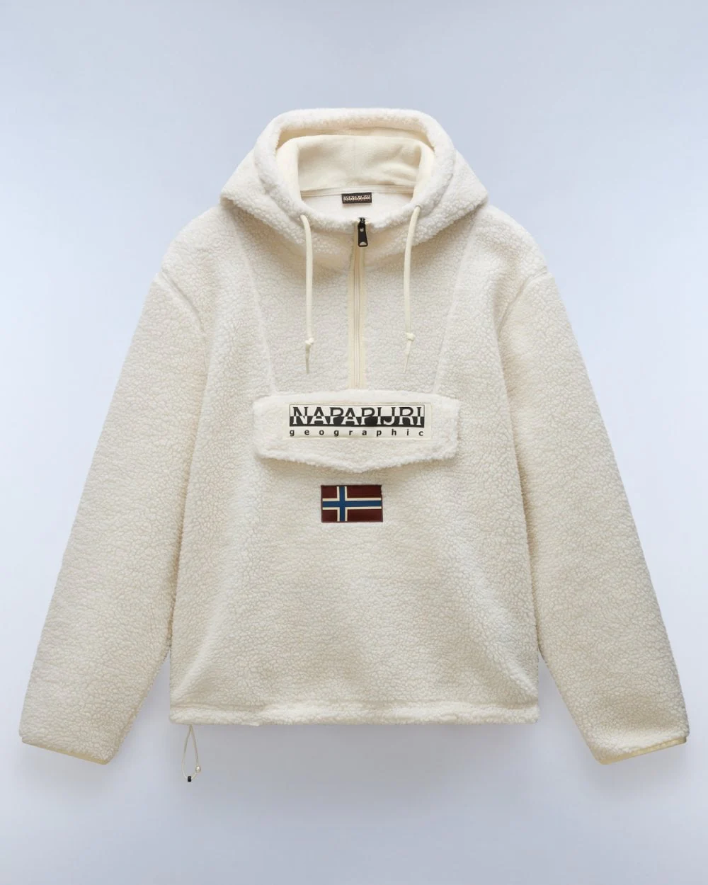 Napapijri T-Burgee Curly Mens Half Zip Hooded Fleece - Image 6