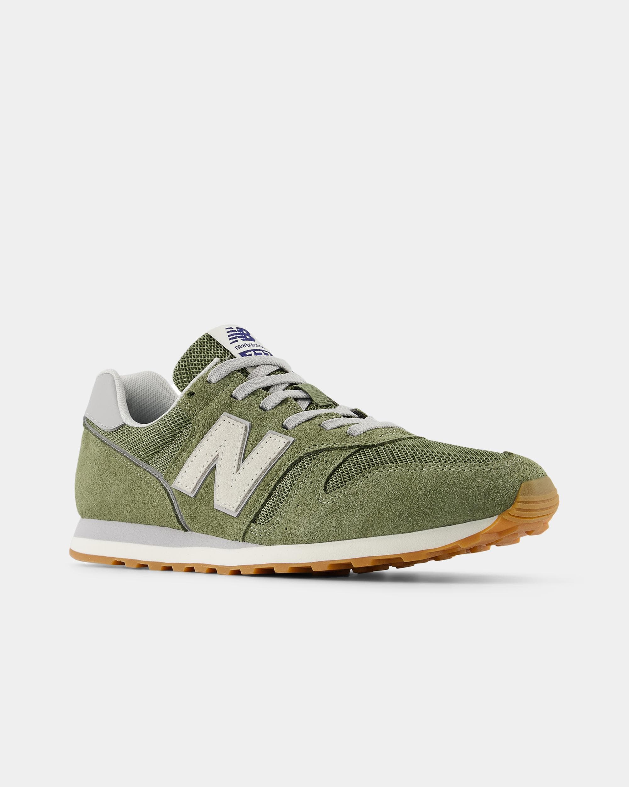 New Balance 373V2 Mens Trainers - Dark Olivine - Image 3