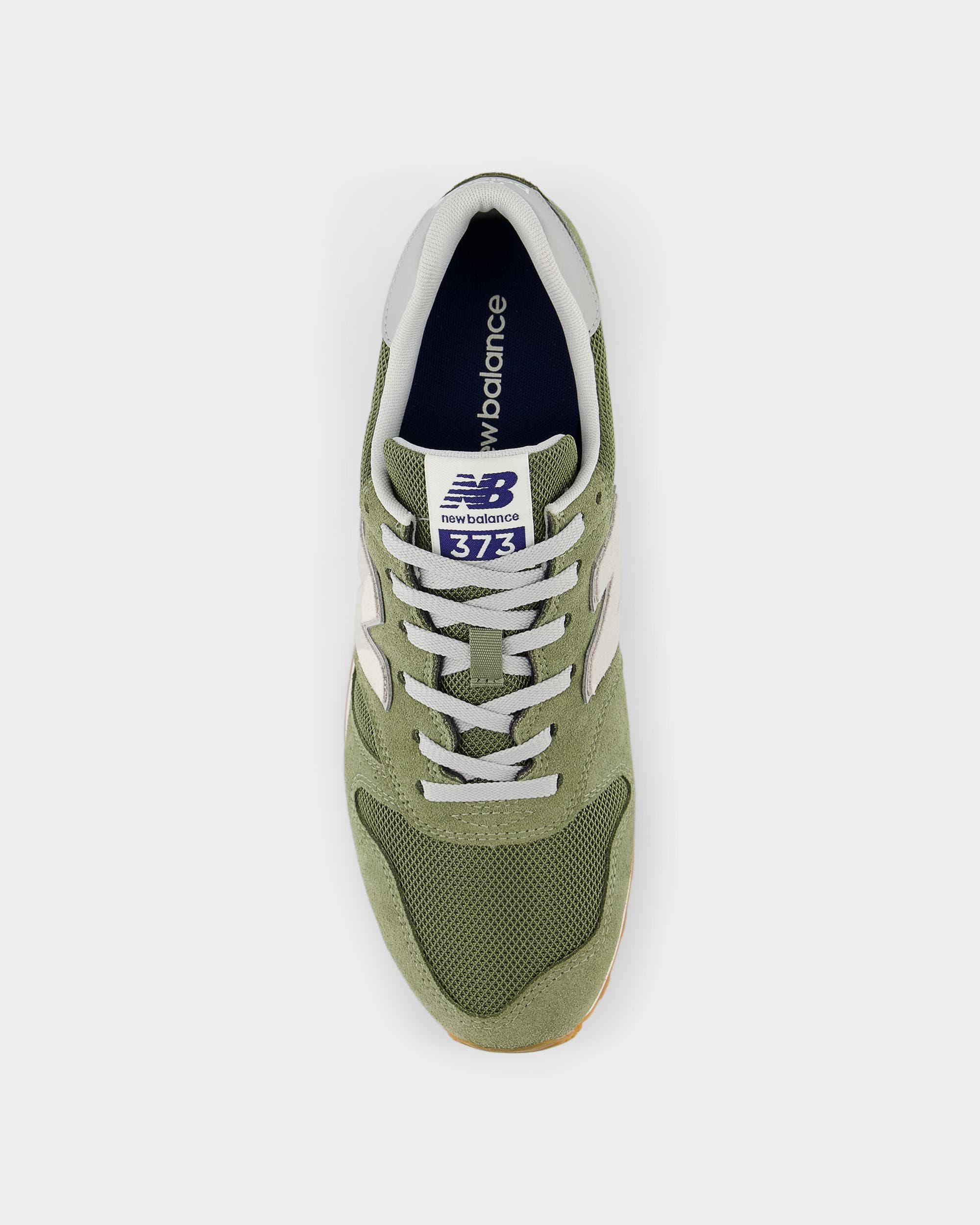 New Balance 373V2 Mens Trainers - Dark Olivine - Image 4