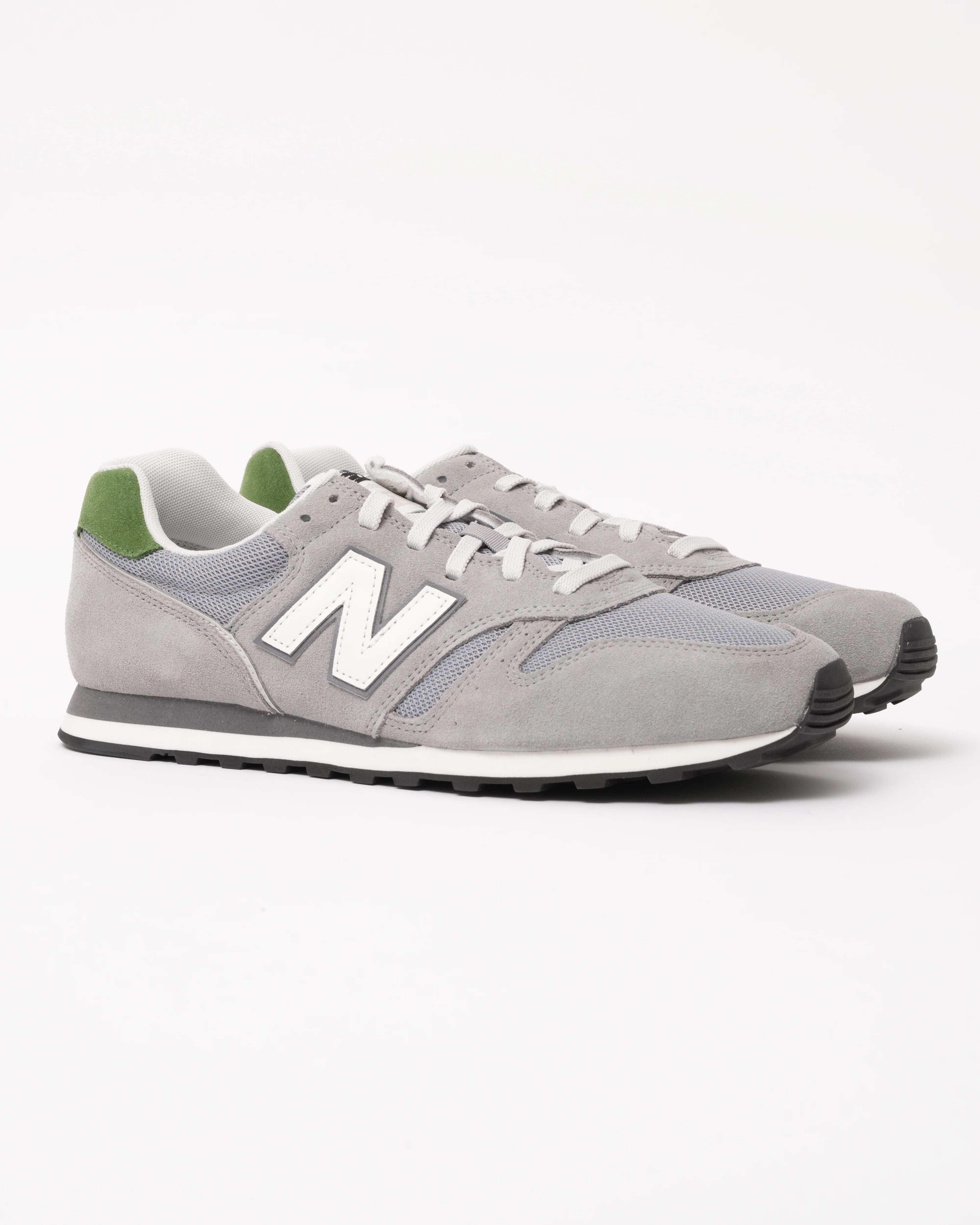 New Balance 373V2 Mens Trainers - Slate Grey/Green - Image 3