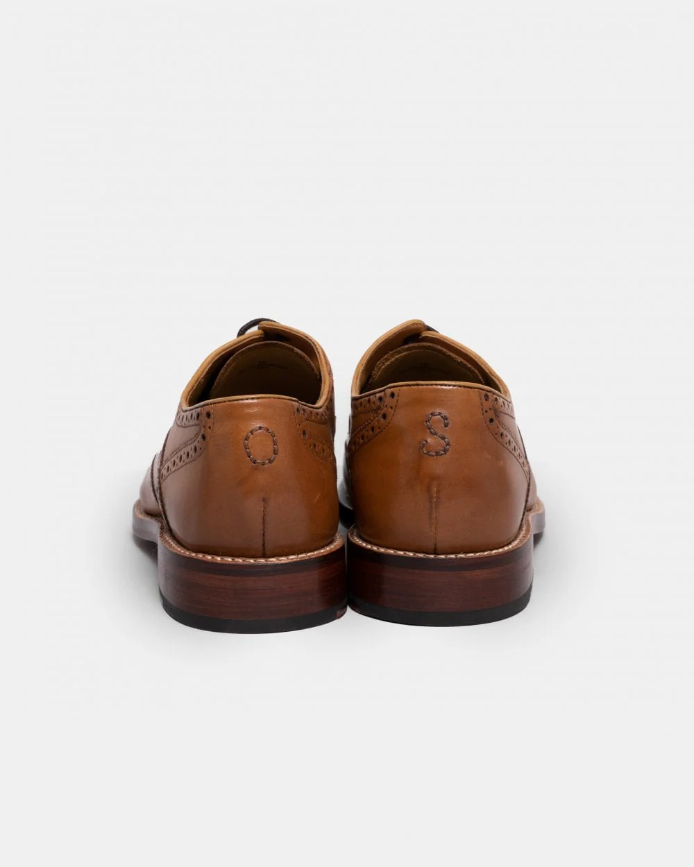 Oliver Sweeney Aldeburgh Mens Leather Brogue - Tan - Image 4