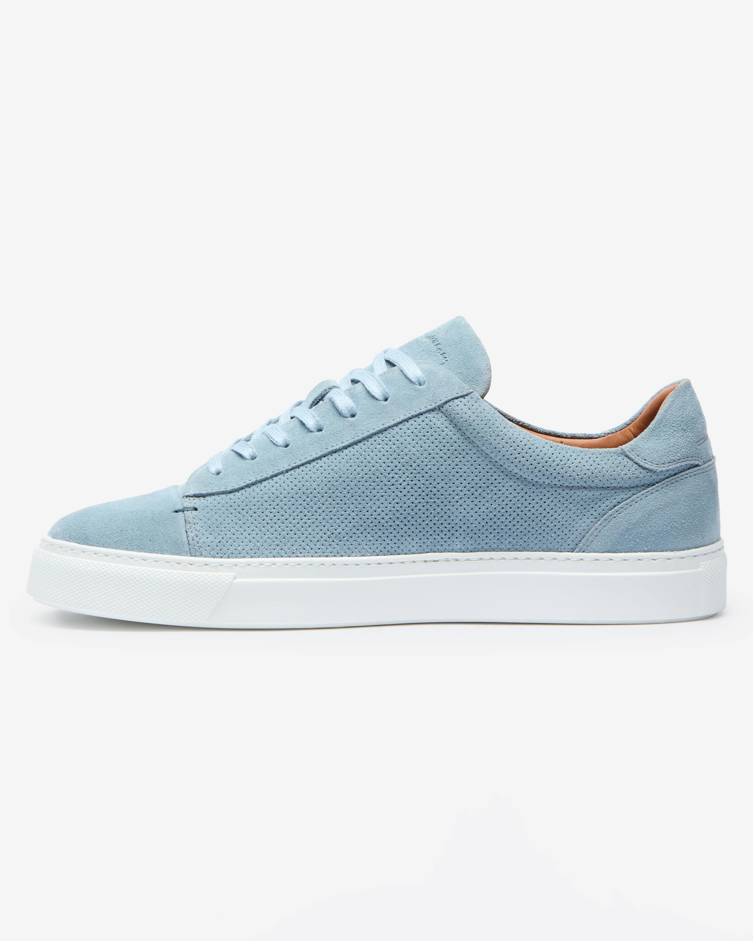 Oliver Sweeney Almada Suede Mens Trainers - Blue - Image 3