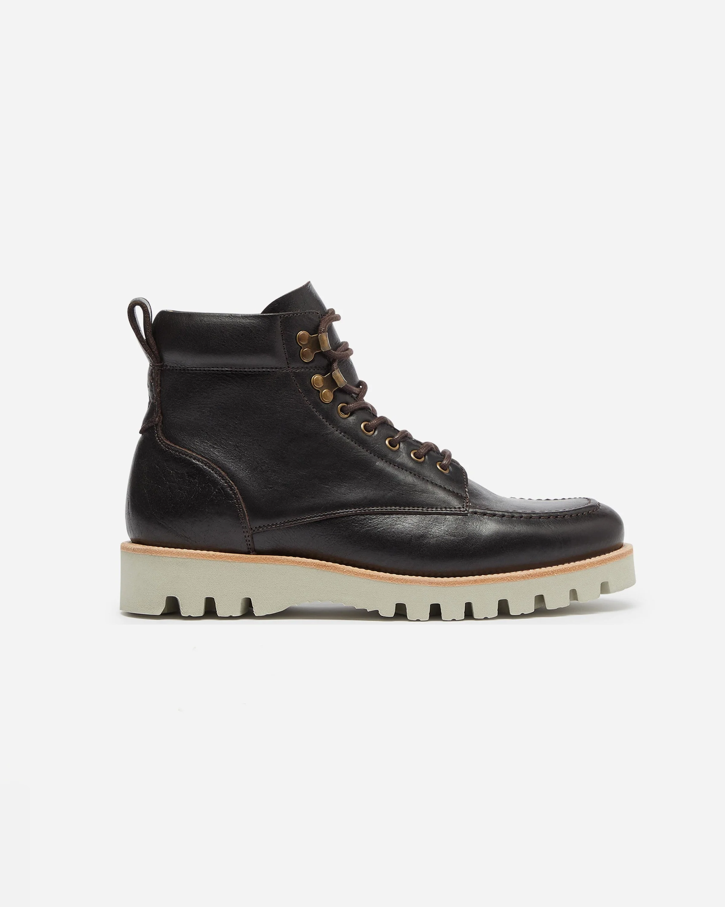 Oliver Sweeney Bolhas Mens Moc Toe Boots - Brown - Image 4