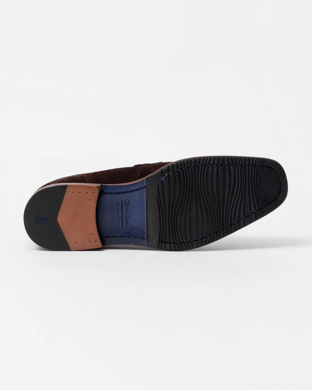 Oliver Sweeney Buckland Mens Suede Penny Loafers - Image 3
