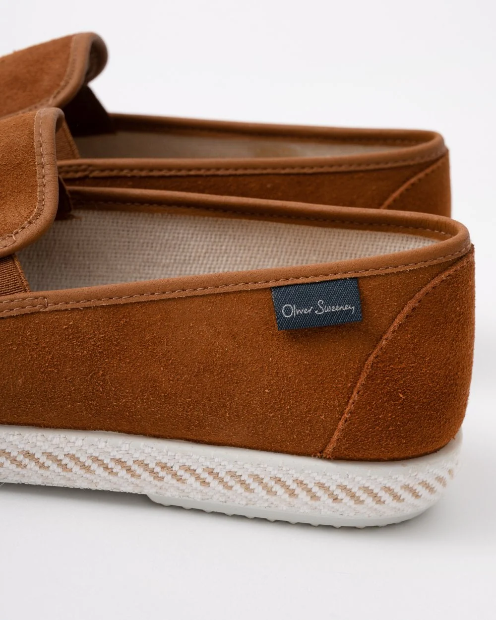 Oliver Sweeney Campomar Mens Suede Espadrilles - Tan - Image 4
