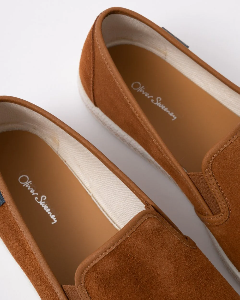 Oliver Sweeney Campomar Mens Suede Espadrilles - Tan - Image 5