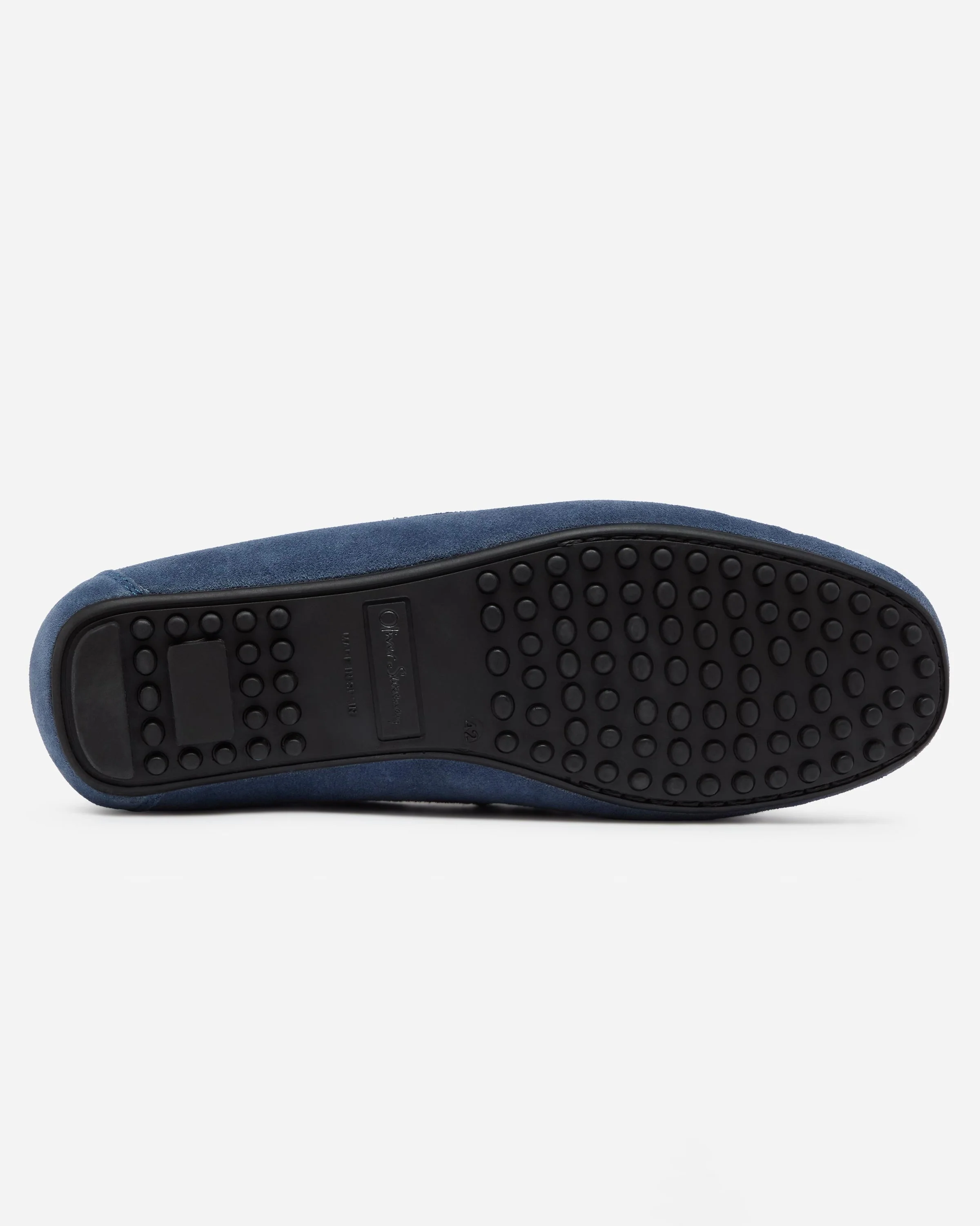 Oliver Sweeney Cano Suede Mens Driving Shoes - Blue - Image 3