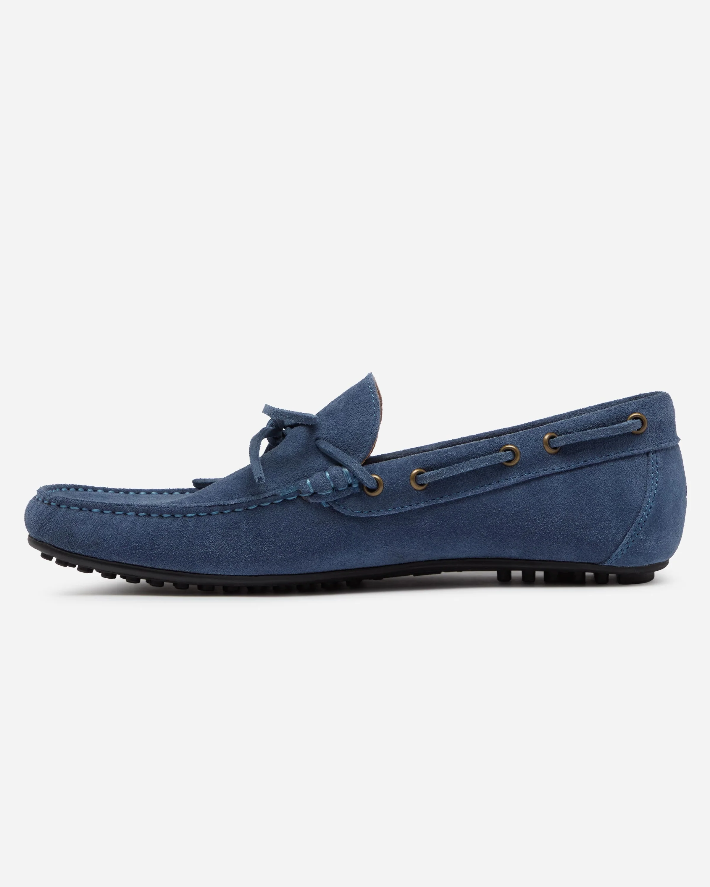 Oliver Sweeney Cano Suede Mens Driving Shoes - Blue - Image 5