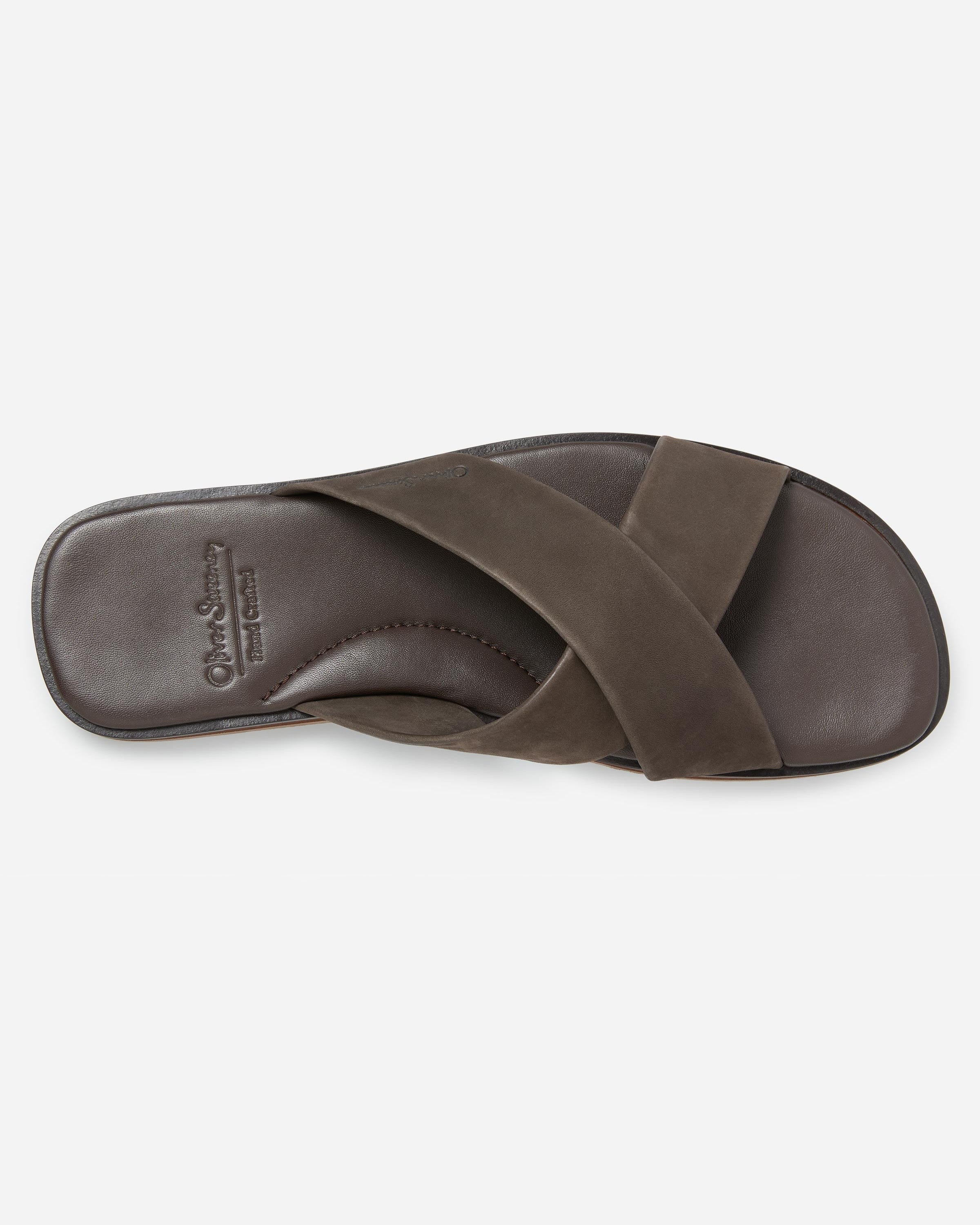 Oliver Sweeney Chesil Nubuck Mens Sandals - Brown - Image 9