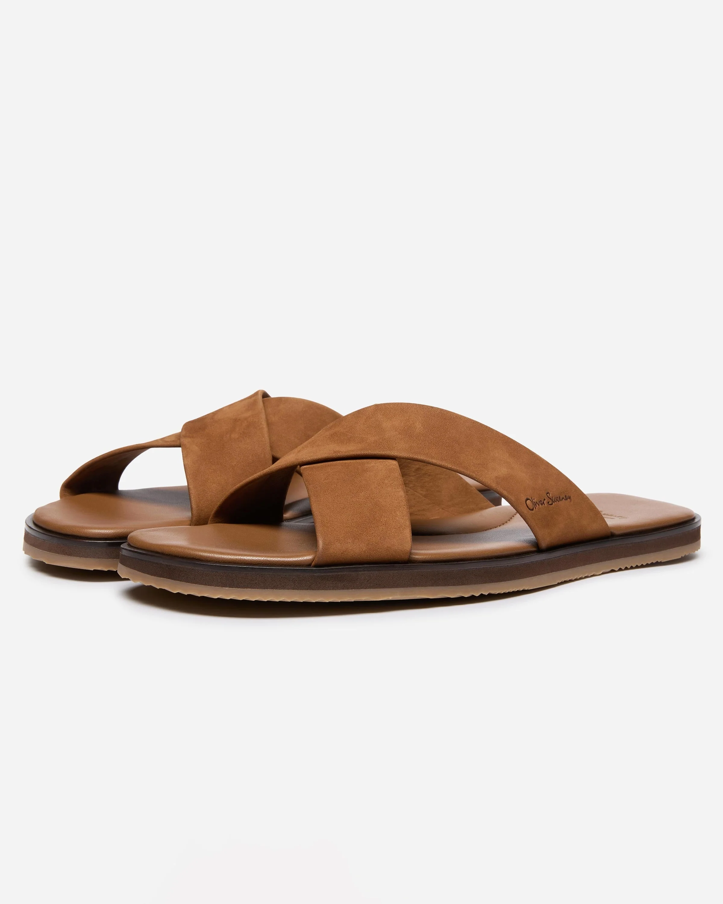 Oliver Sweeney Chesil Nubuck Mens Sandals - Tan - Image 2