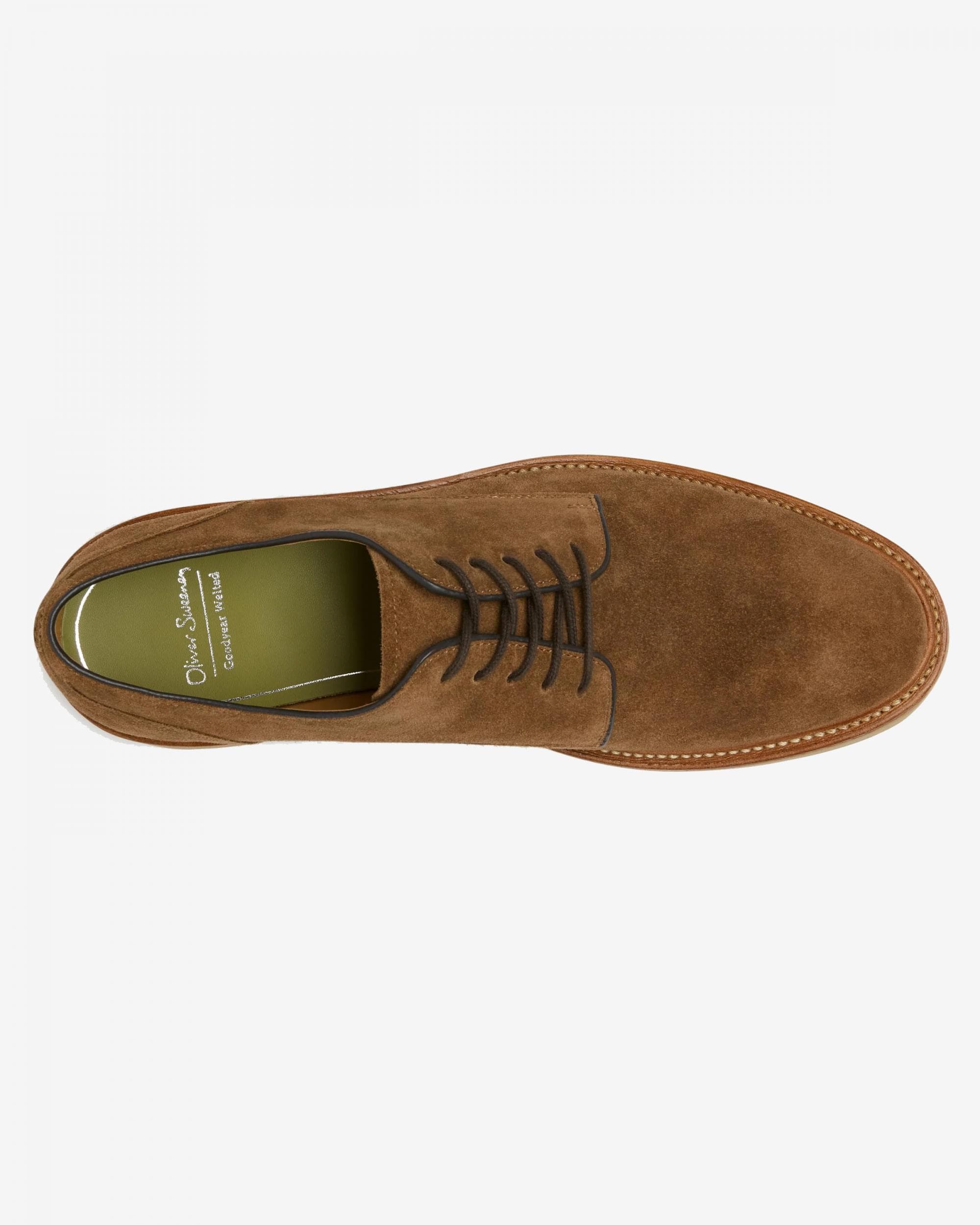 Oliver Sweeney Clipstone Mens Calf Suede Derby Shoes - Image 4