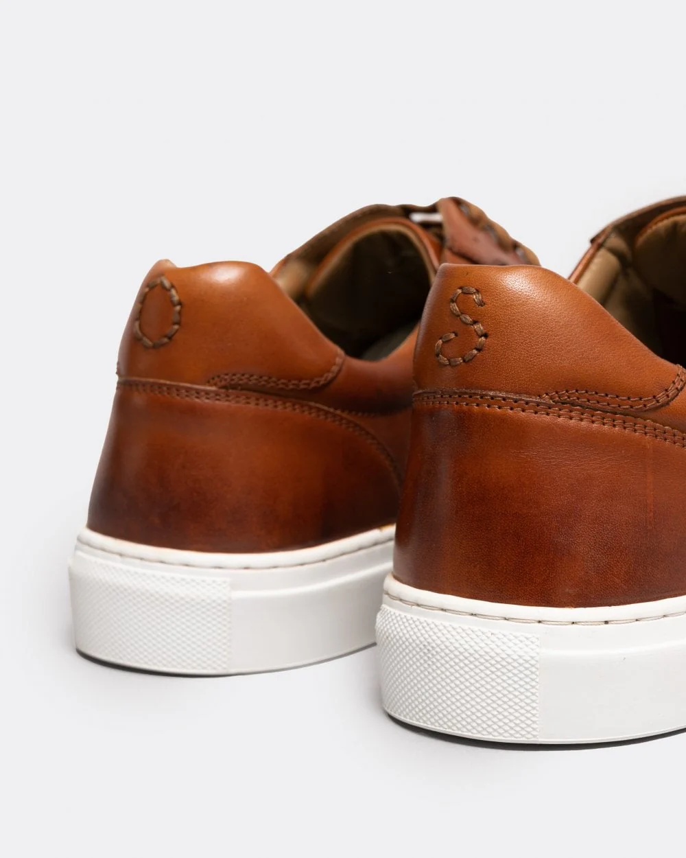 Oliver Sweeney Edwalton Hand Antiqued Leather Mens Trainers - Image 5