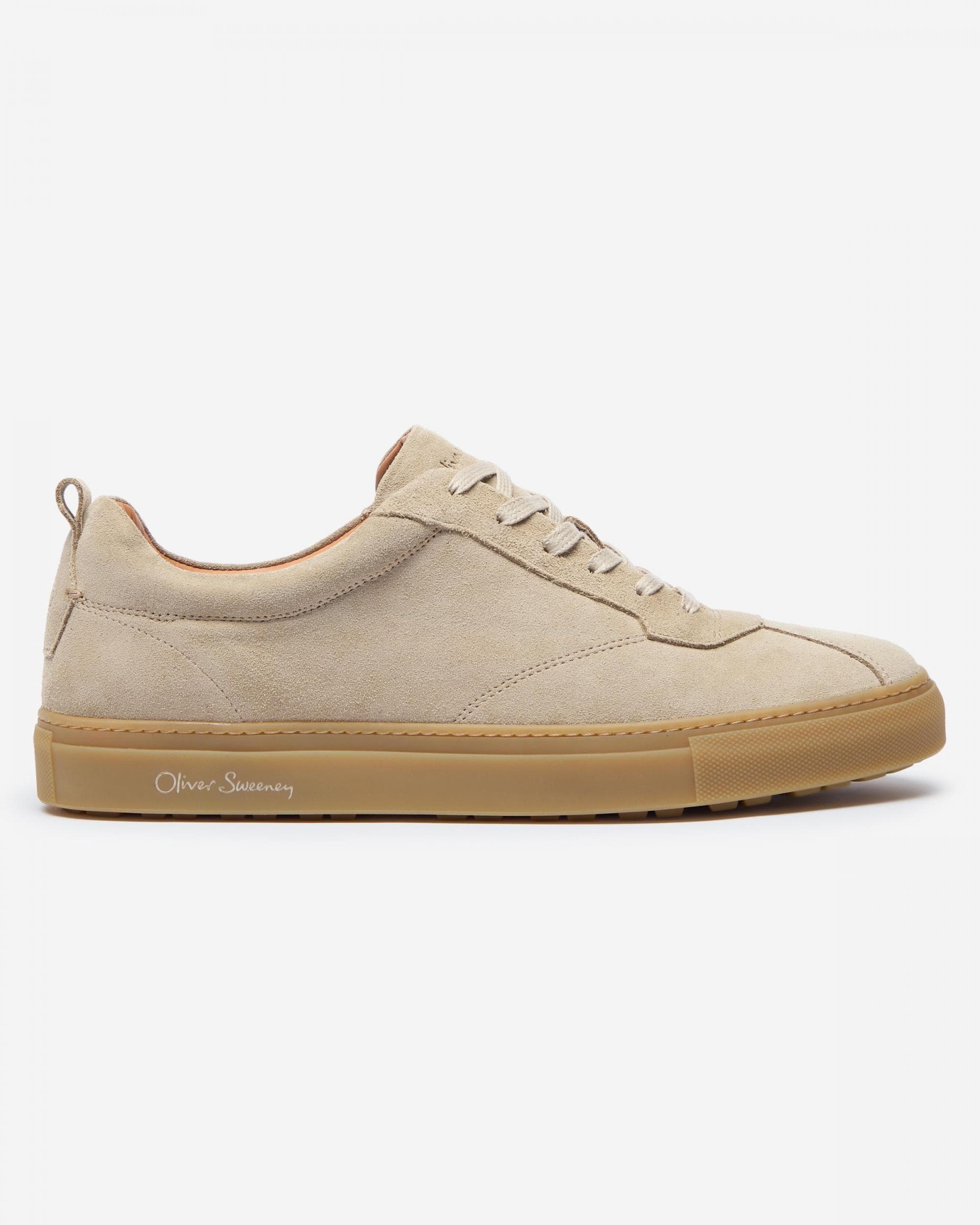Oliver Sweeney Ermida Mens Suede Trainers - Stone - Image 2