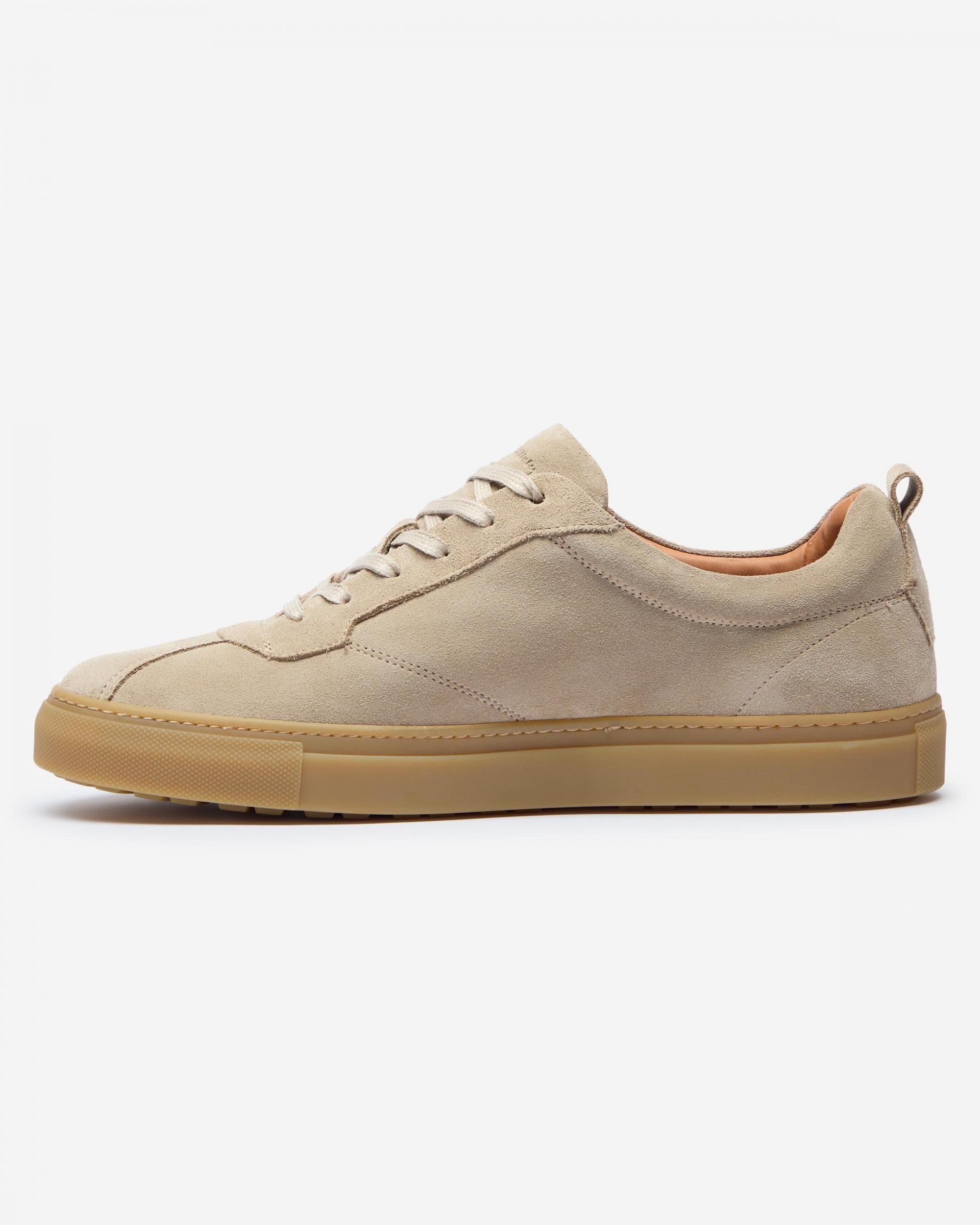 Oliver Sweeney Ermida Mens Suede Trainers - Stone - Image 5