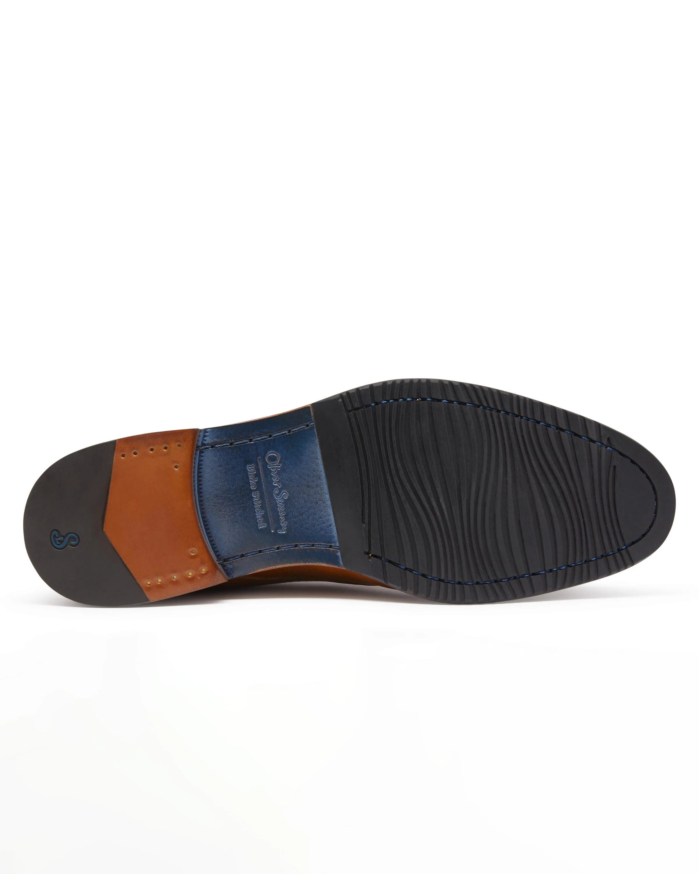 Oliver Sweeney Farleton Mens Milled Leather Chukka Boots - Light Tan - Image 5