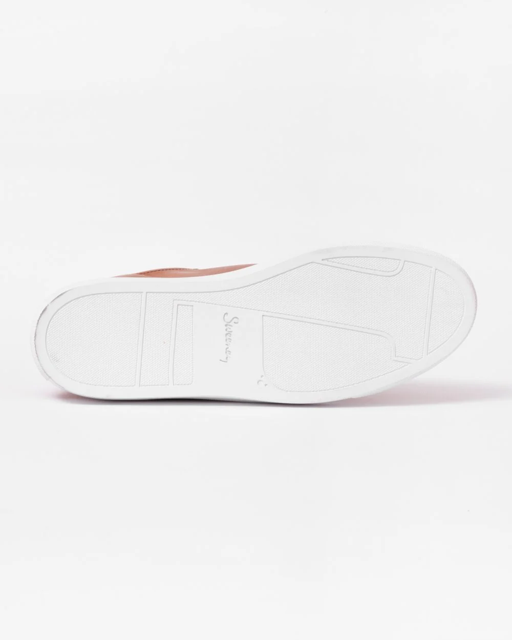 Oliver Sweeney Hayle Antiqued Calf Leather Mens Trainers - Cognac - Image 4
