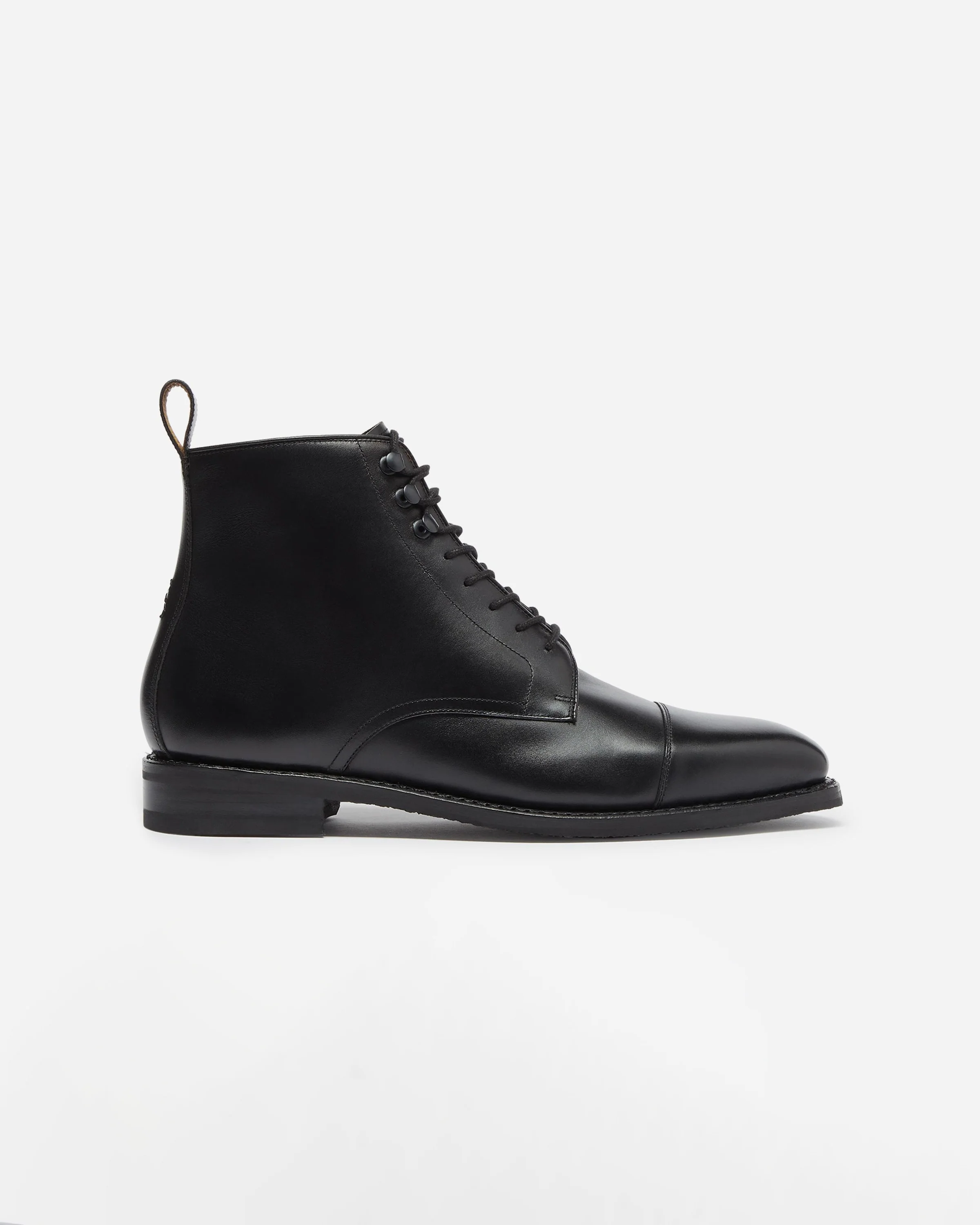 Oliver Sweeney Inglesham Mens Antiqued Calf Leather Boots - Black - Image 2